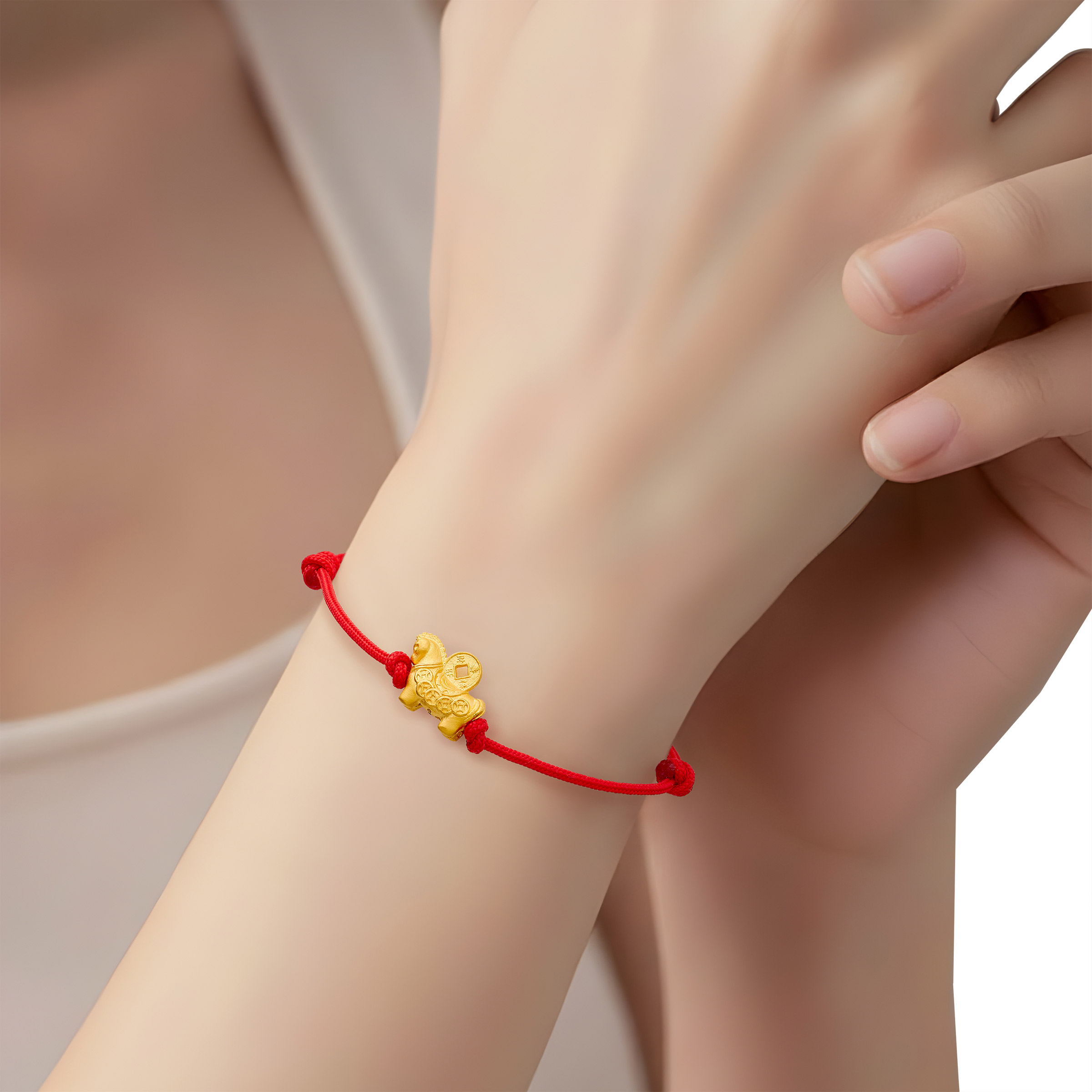 24kt Yellow Gold Horse Coin Bracelet | Costco