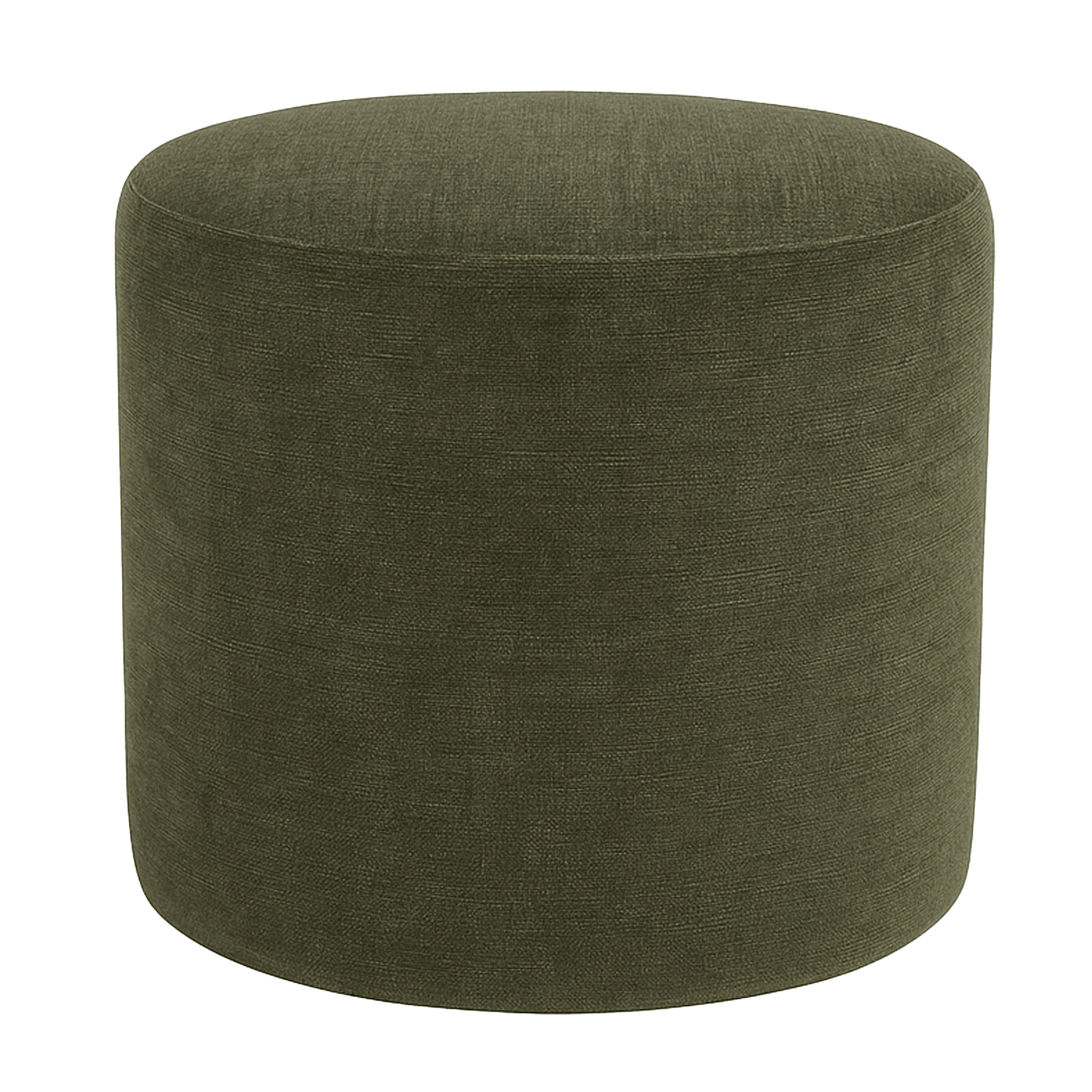 Wovenbyrd Hampton Round Pouf Ottoman