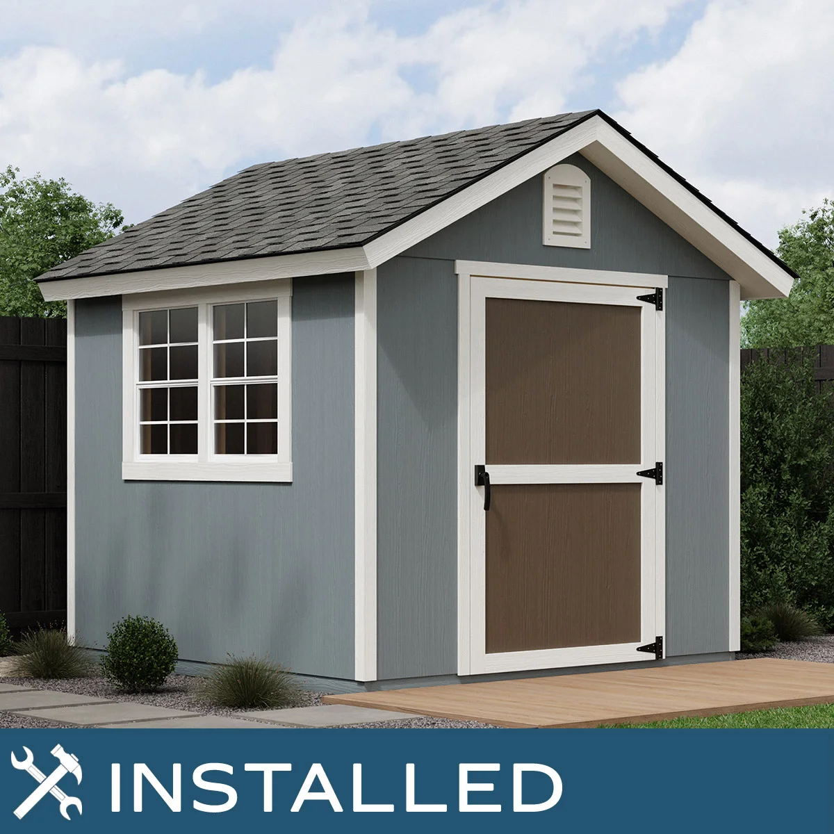 Installed Sheds by Gorilla - Imperial Garden Tool Storage Shed