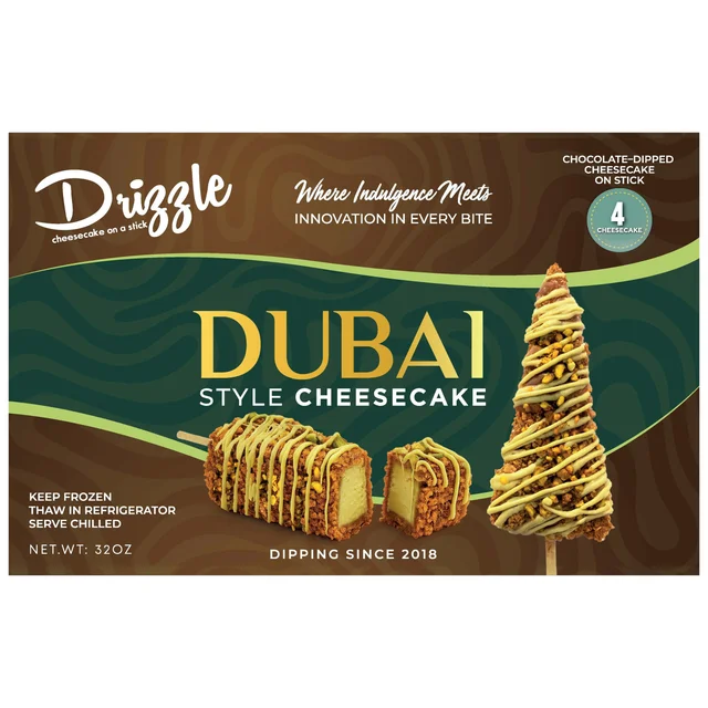 DRIZZLE DUBAI STYLE CHEESECAKE 4/8 OZ