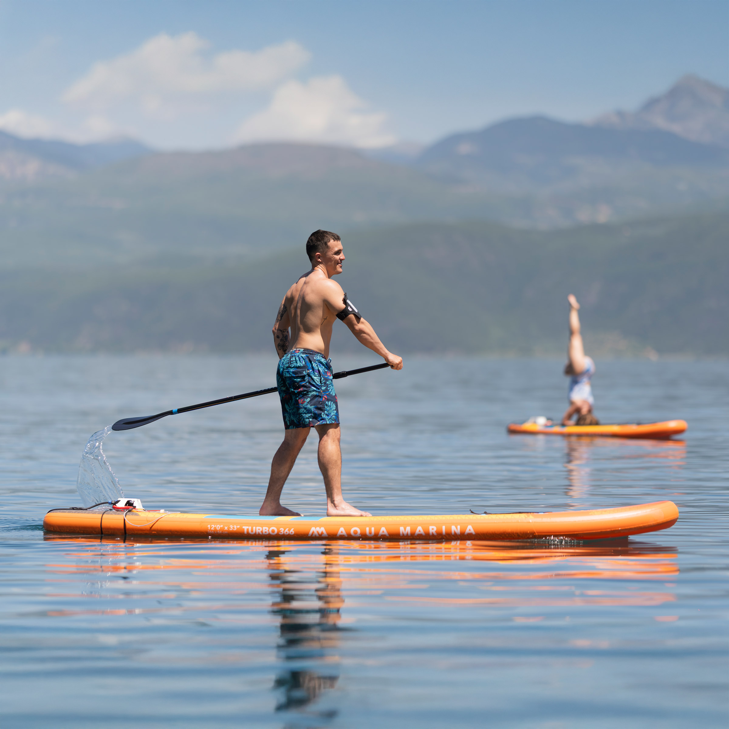 Aqua Marina AMgo 12” Electric Inflatable Paddle Board | Costco