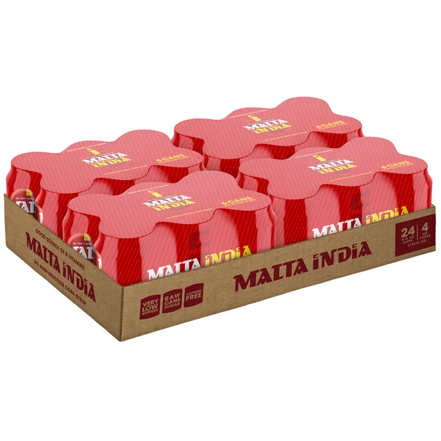 MALTA INDIA 24/8 OUNCE CANS **CASE SALE ONLY**