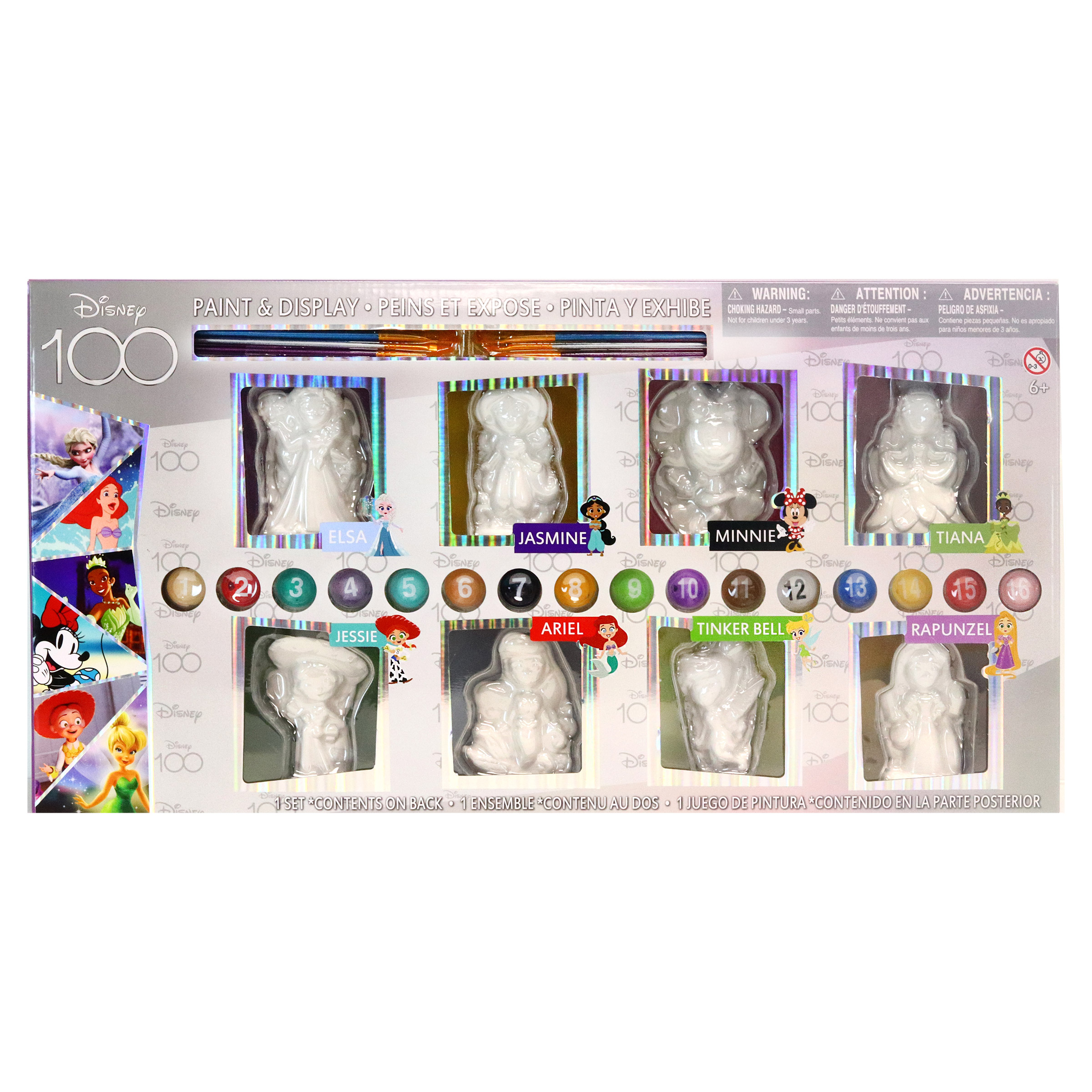 Disney 100 Year Celebration Paint & Display - Disney Princesses