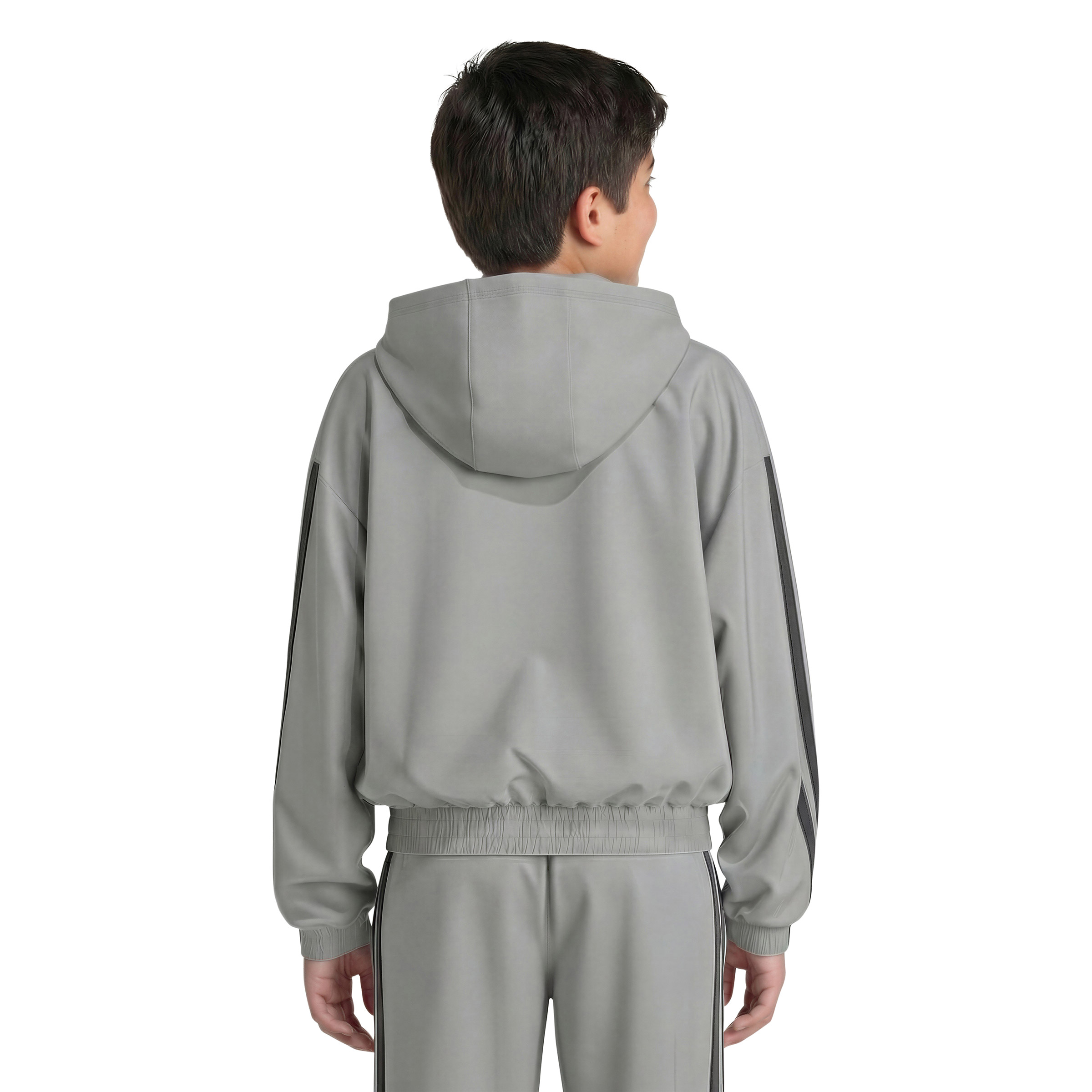 adidas Youth Tricot Hooded Full Zip | Costco