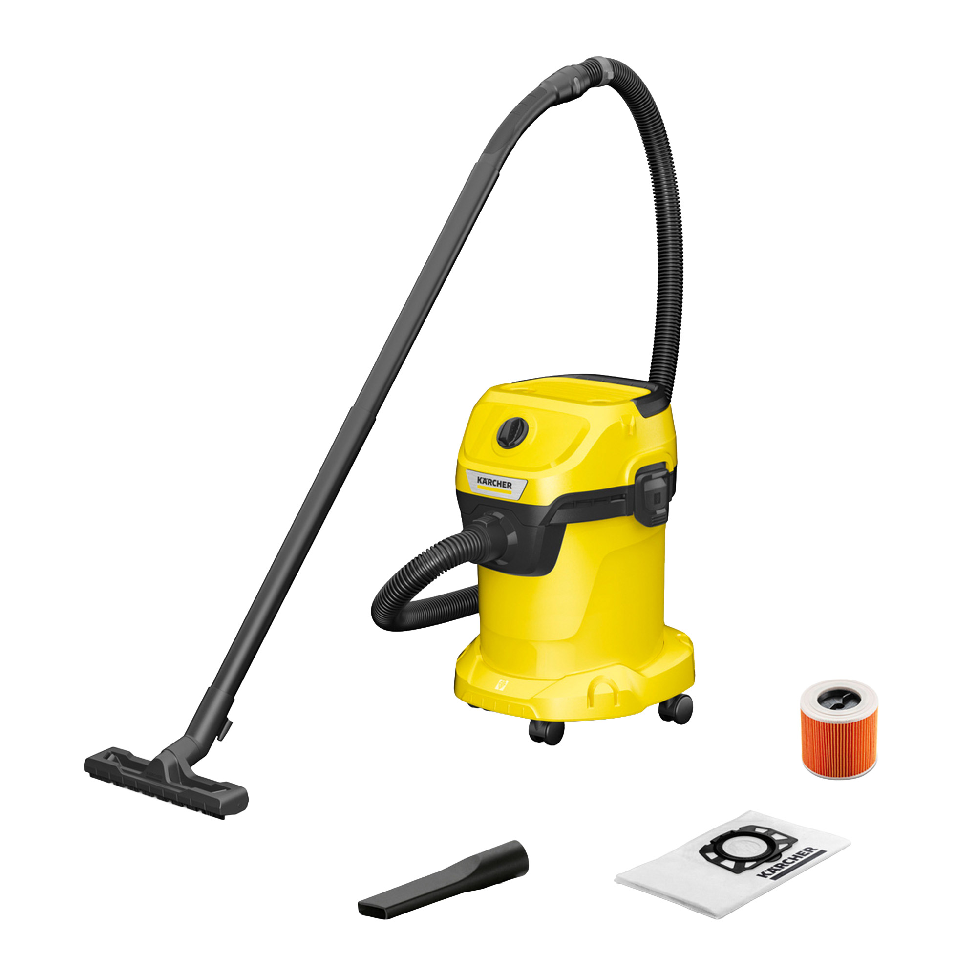 Karcher WD 3 Multi-Purpose 4.5 Gallon Wet/Dry Shop Vacuum