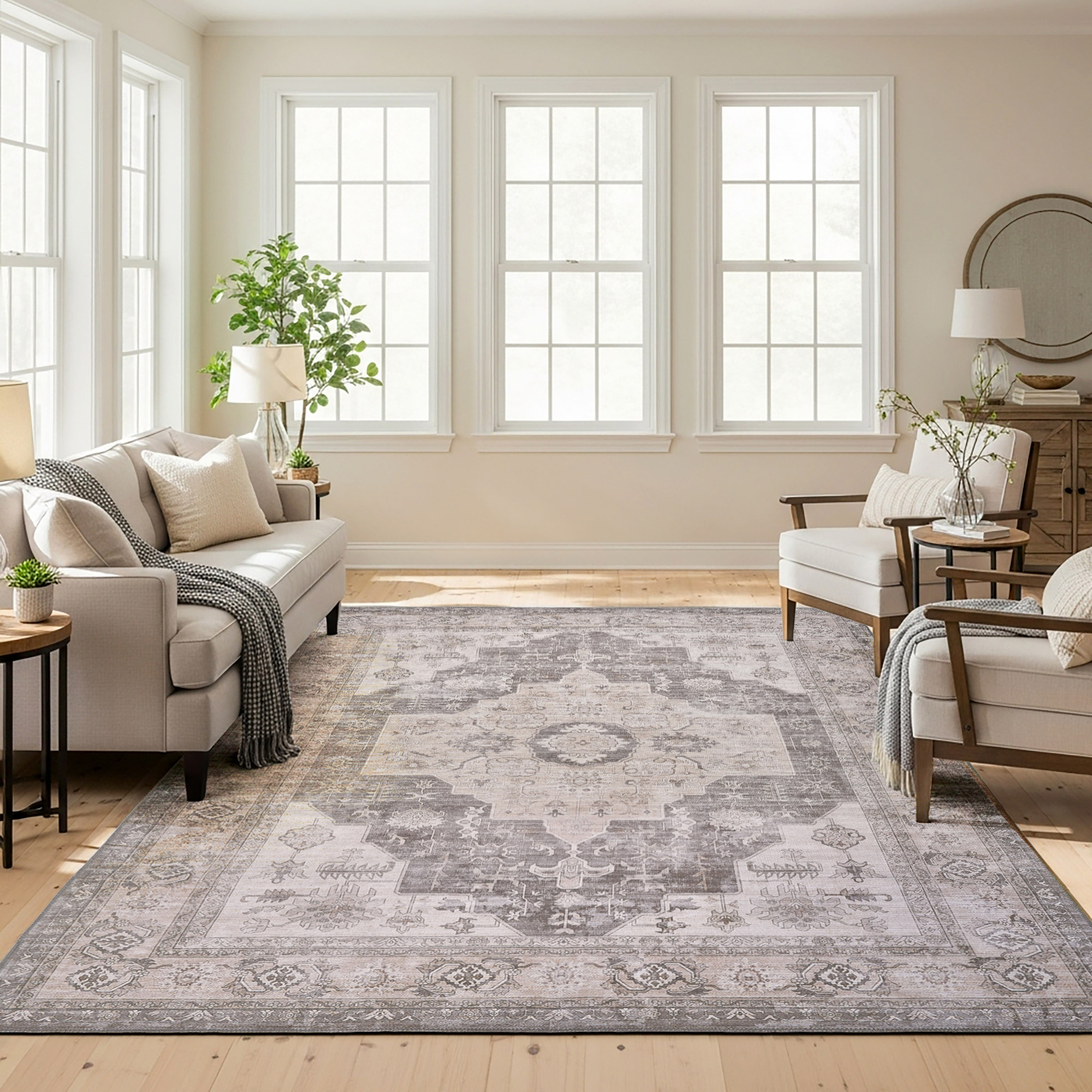◉90's vintage rug◉187×82　アゼルバイジャン産　ランナー Vintage Area Rug, Donati, 6'6” x 9'6” | Costco