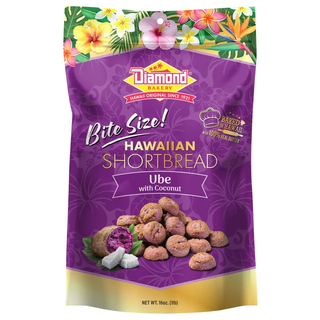 DIAMOND BAKERY UBE W/COCONUT SHORTBREAD 16 OZ