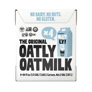 Oatly! Oat Milk Original, 64 fl oz, 4-count