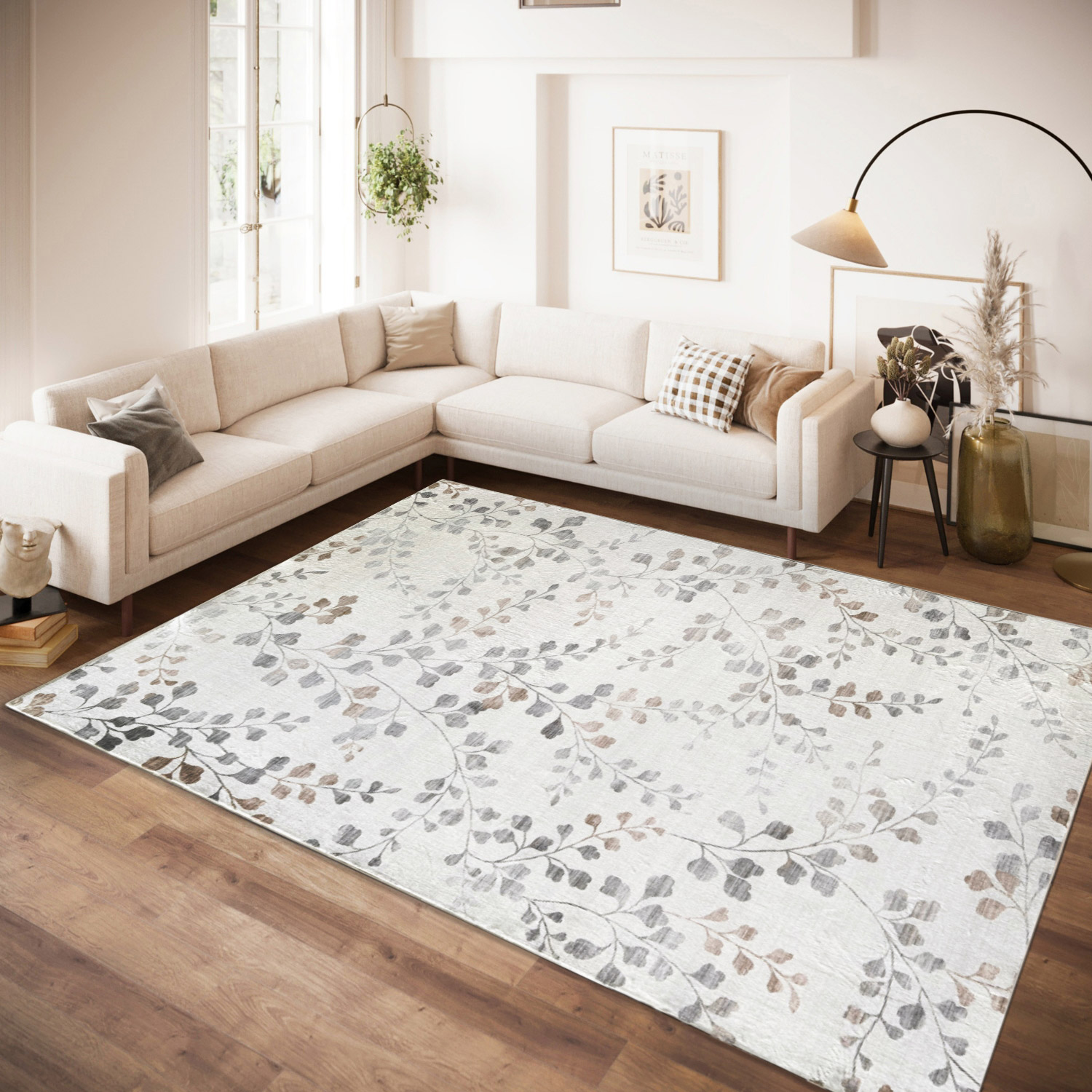 Viana Downy Collection Clair Lierre Indoor Area Rug