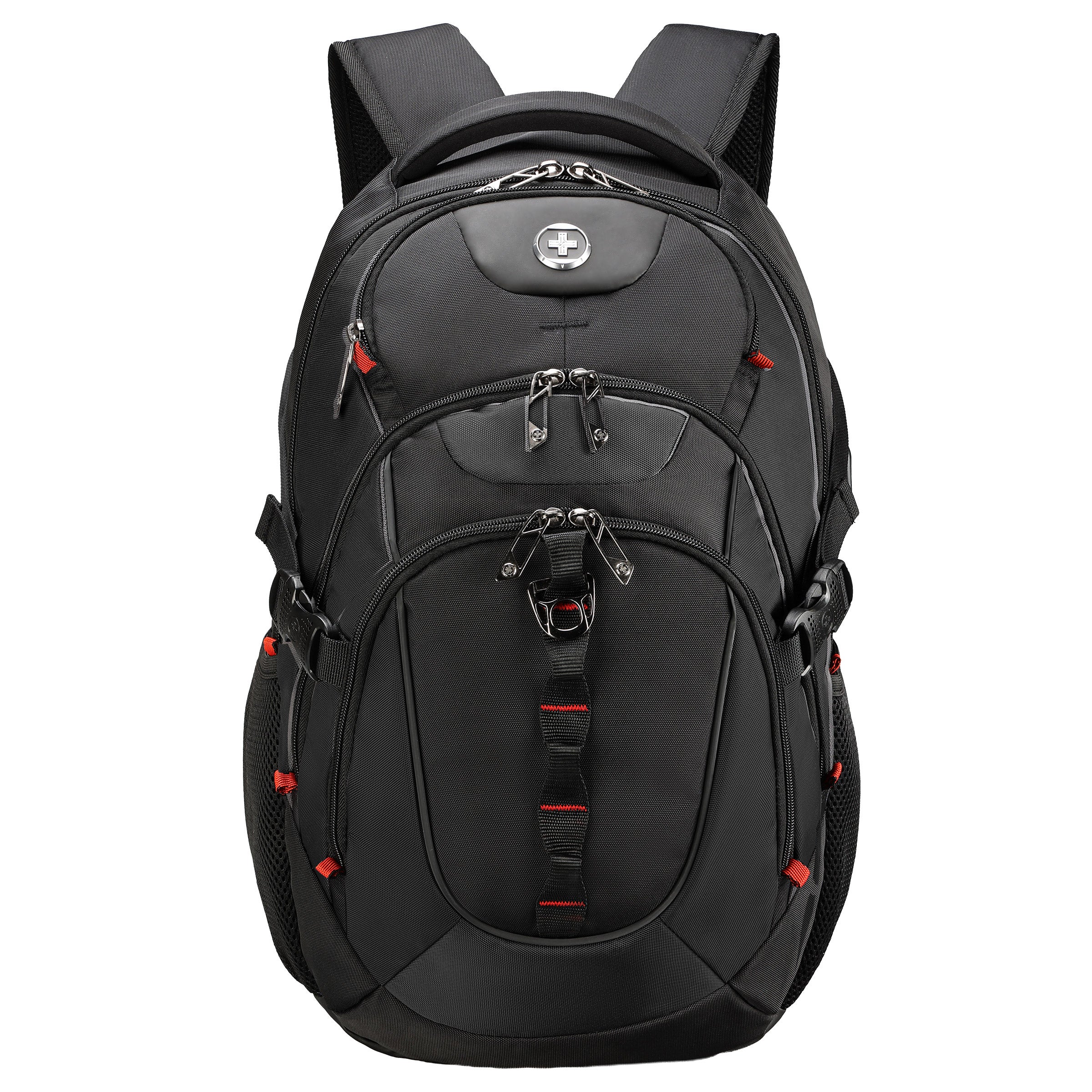 ＊新品タグ付＊SISANDI TRIANGLE midnight black 2 Swiss Digital Vector Black Backpack with SDD Finder | Costco