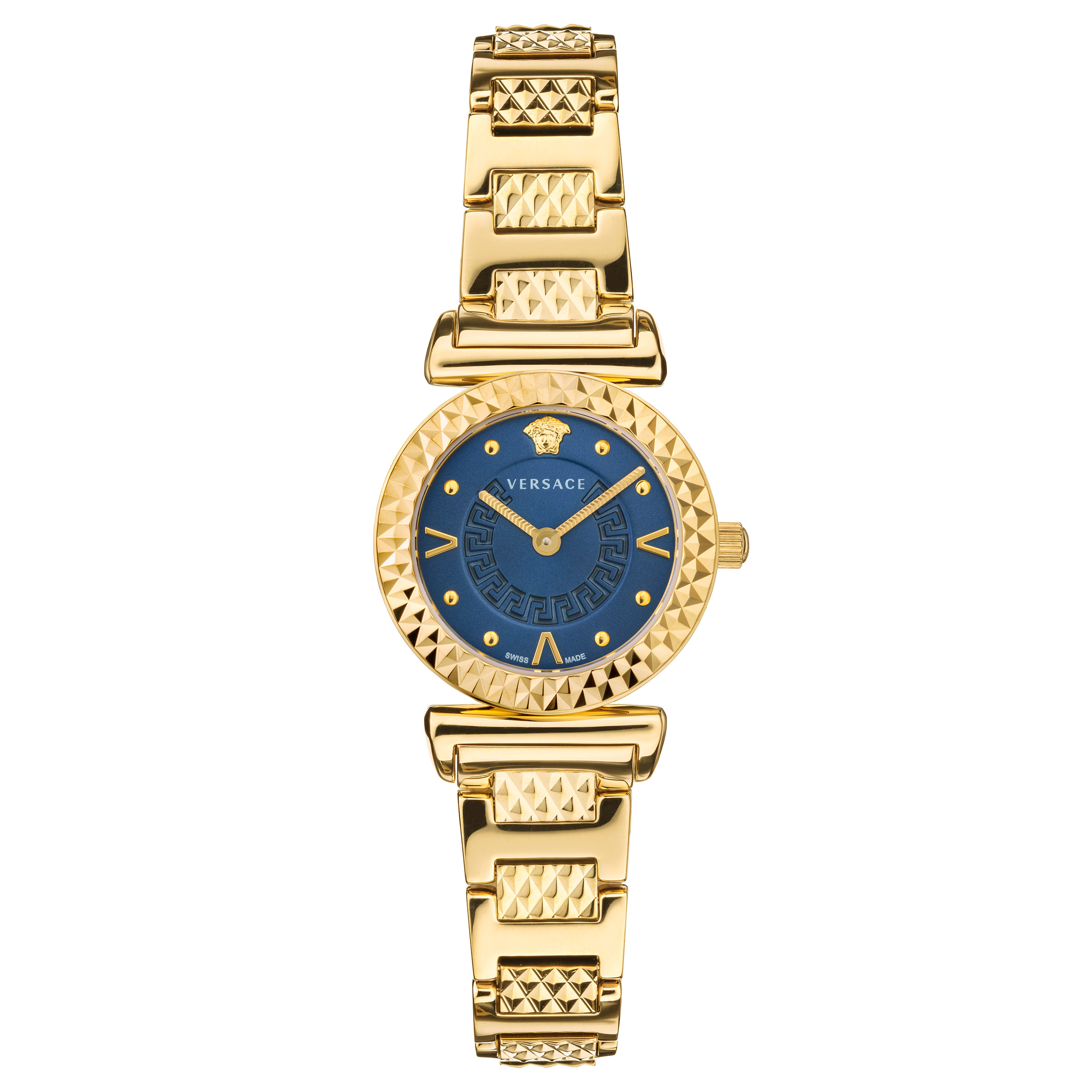 Versace ダイバーズウォッチ ブルー/ゴールド Versace Mini Vanity Blue Dial Ladies' Watch | Costco