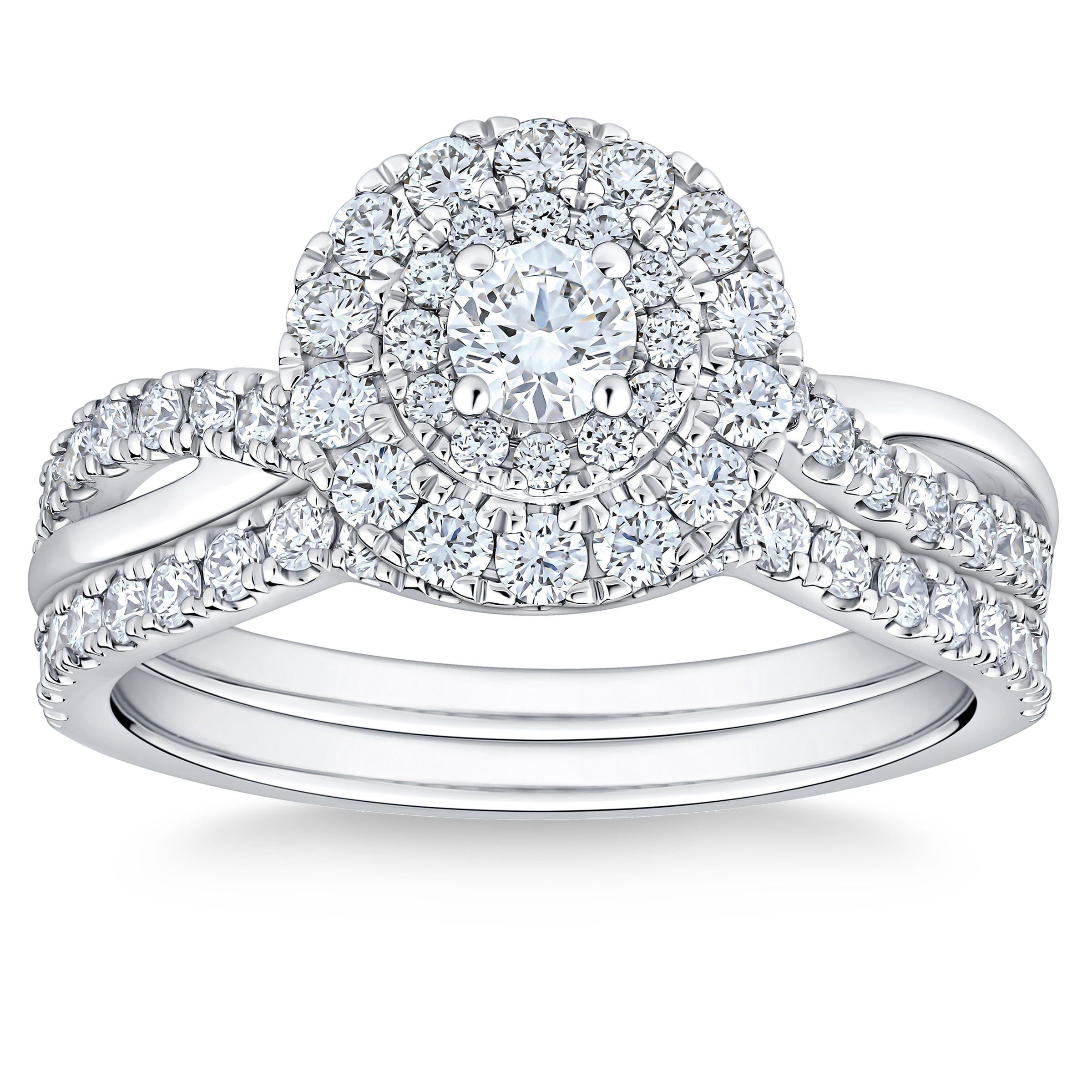 Round Brilliant Diamond Wedding Set (1.00 ctw)