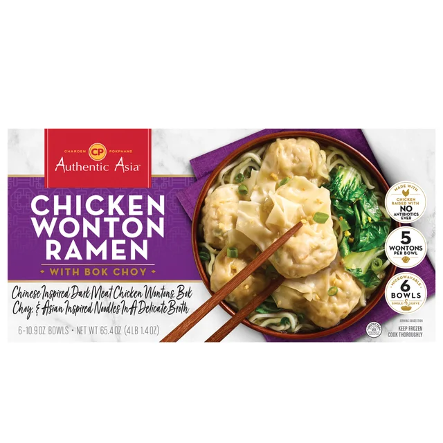 AUTHENTIC ASIA CHICKEN WONTON RAMEN 4 LBS 65.4 OZ