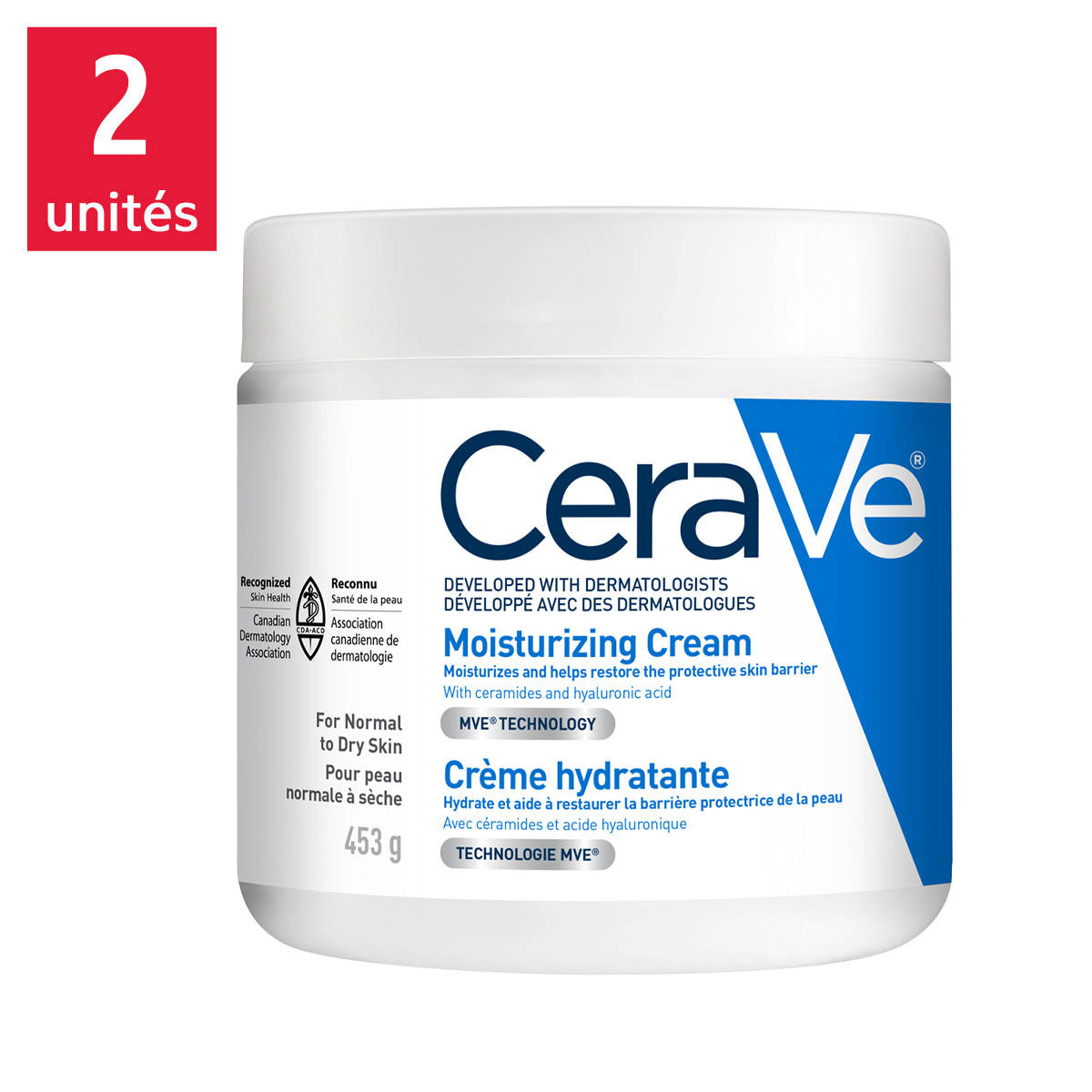 CeraVe Moisturizing Cream, 2 x 453 g | Costco