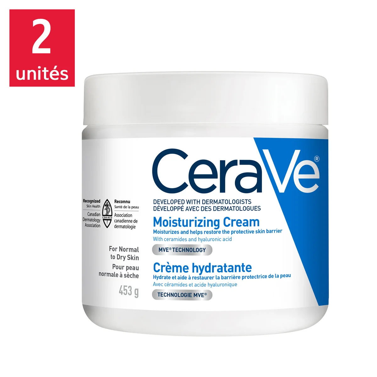 CeraVe Moisturizing Cream, 2 x 453 g | Costco
