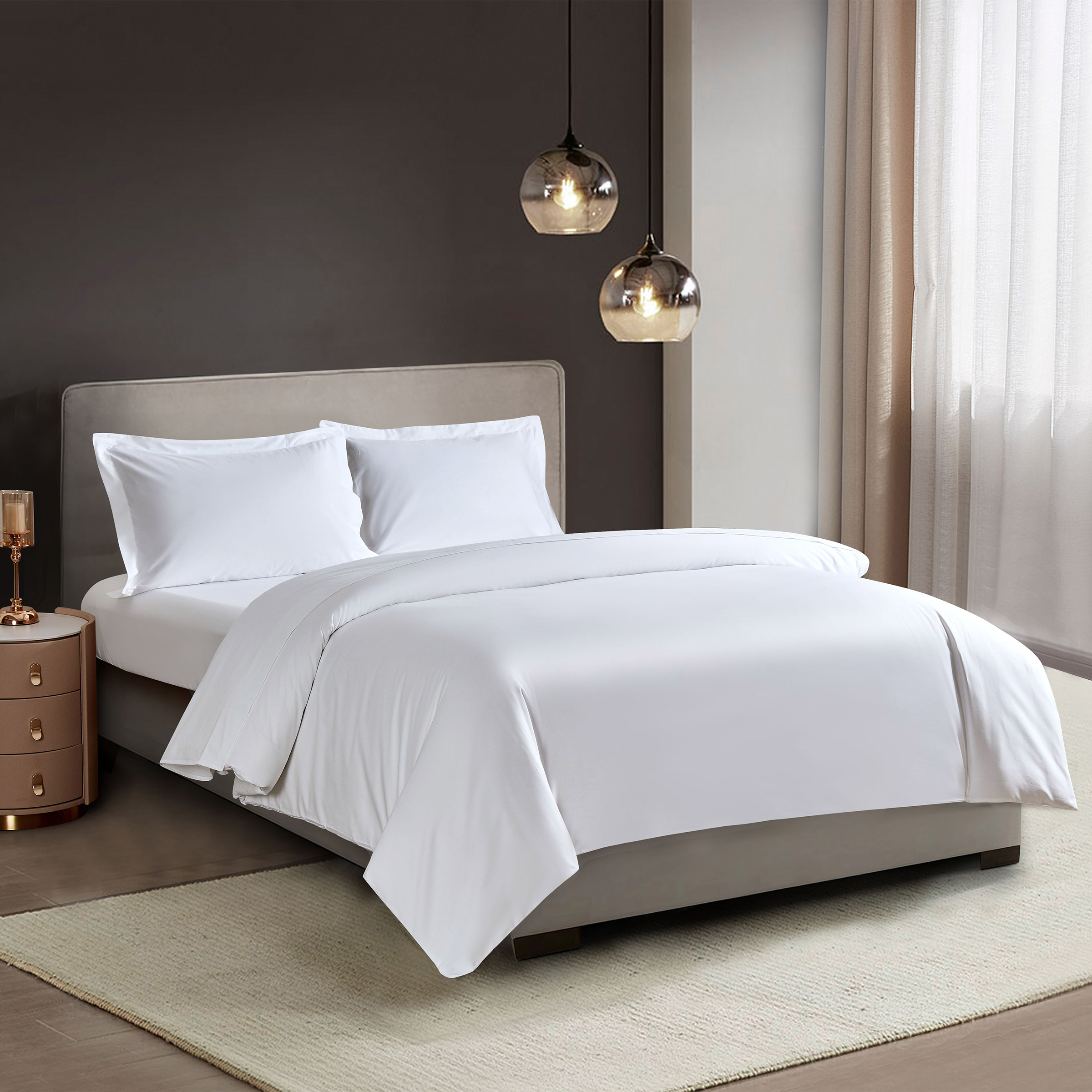 North Home - Cotton 3-piece Duvet Cover Set
