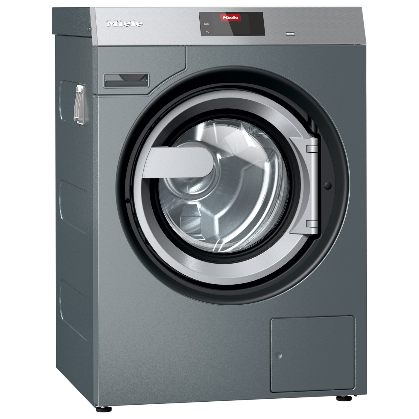 Miele  2.83 cu ft. Grey Commercial Front Load Washer with Automatic Door Lock