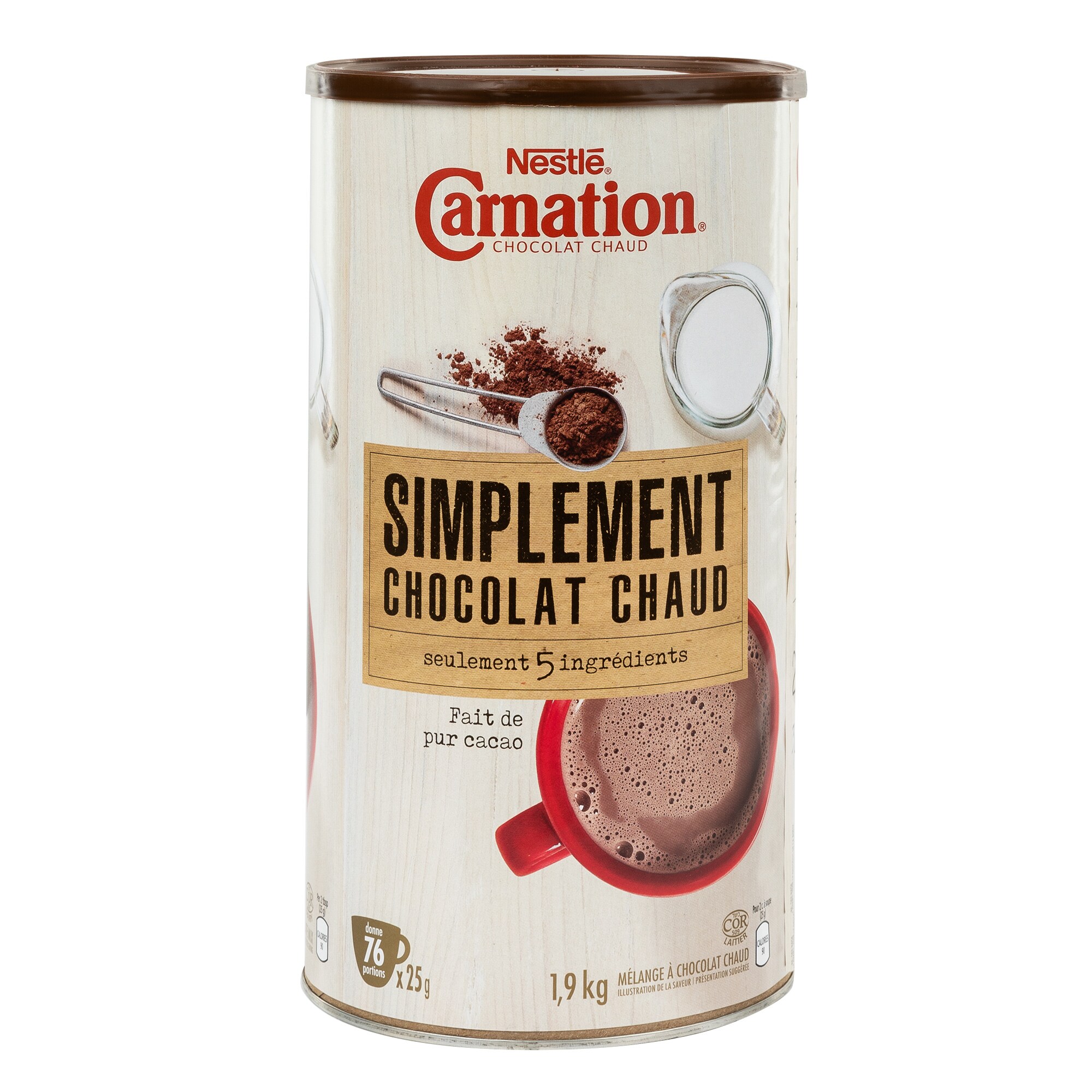 Carnation Simply 5 Hot Chocolate, 1.9 kg