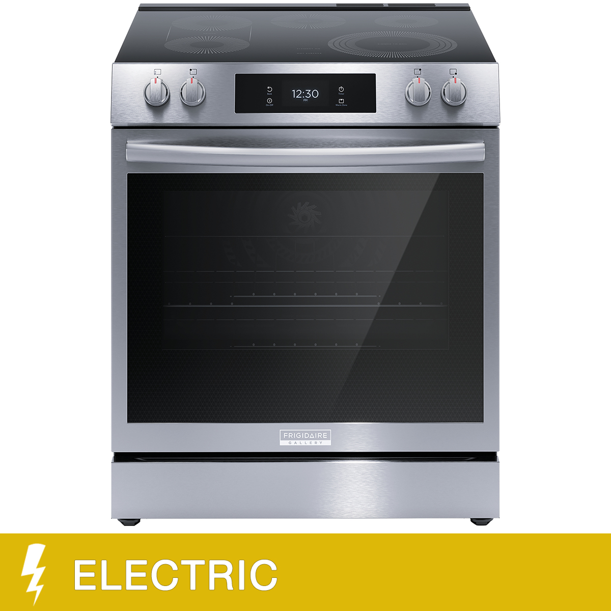 Frigidaire Gallery 30 in 6.2 cu ft. Electric Total Convection 5-Burner Range with Air Fry