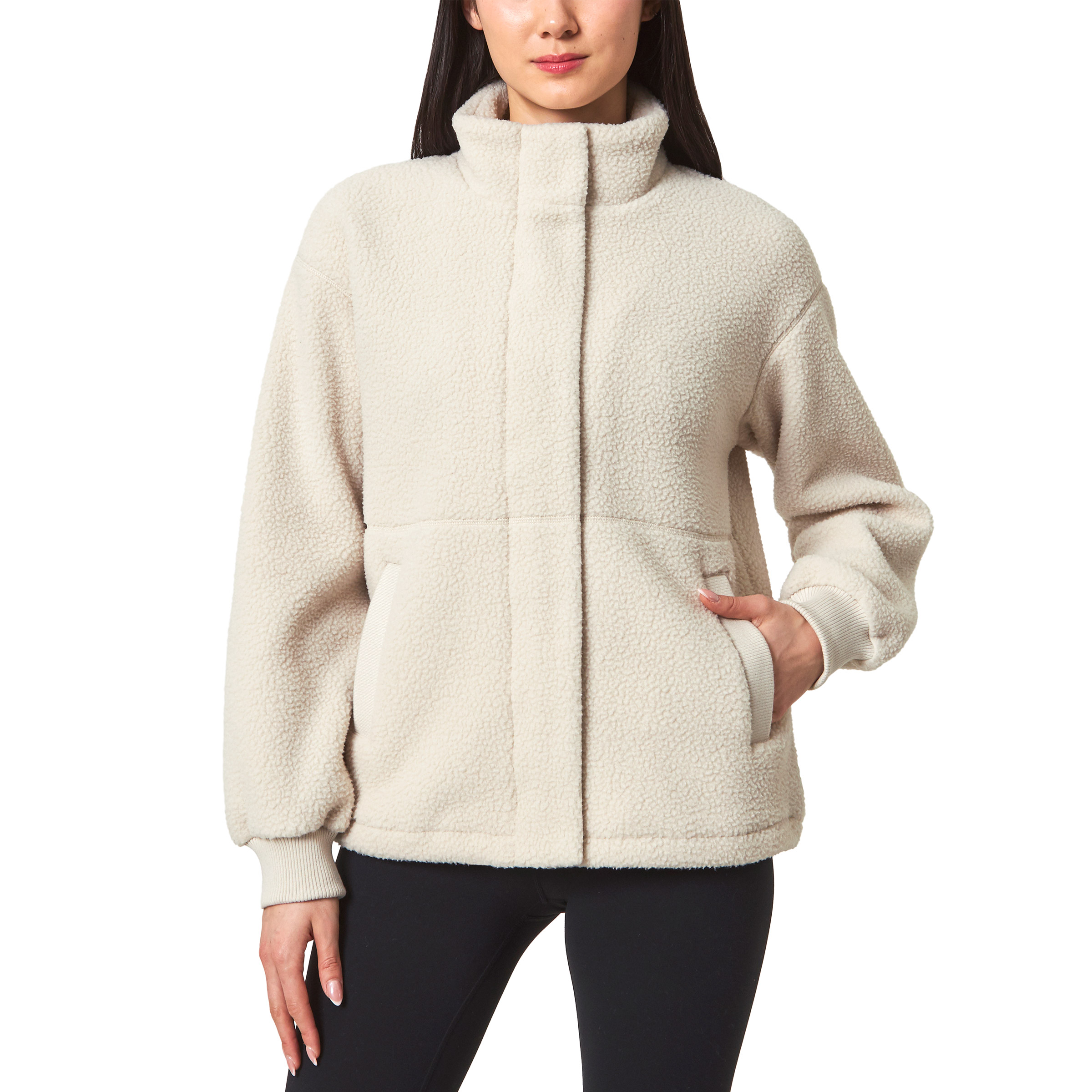 Mondetta Women's Short Fleece Jacket