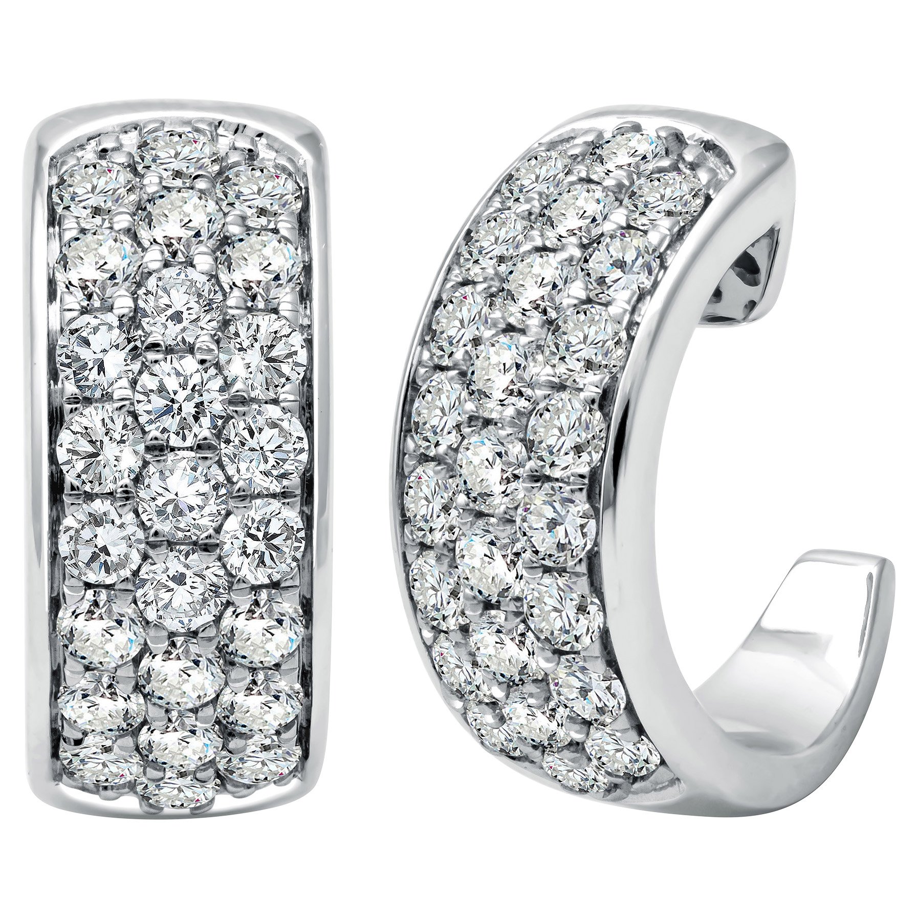 Round Brilliant Diamond Earrings (1.50 ctw)