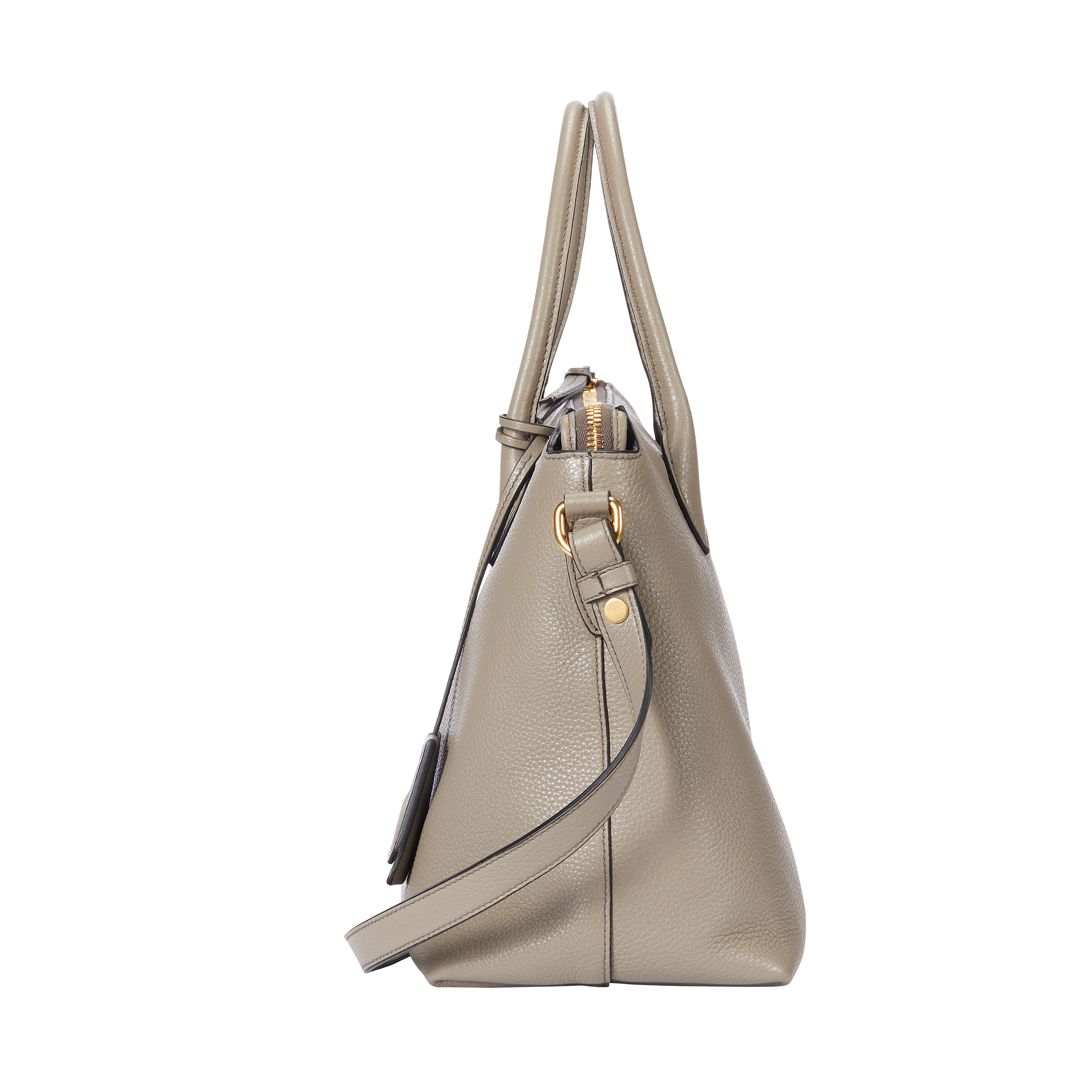 PRADA グレー ボディバッグ Prada Leather Shoulder Bag, Gray | Costco