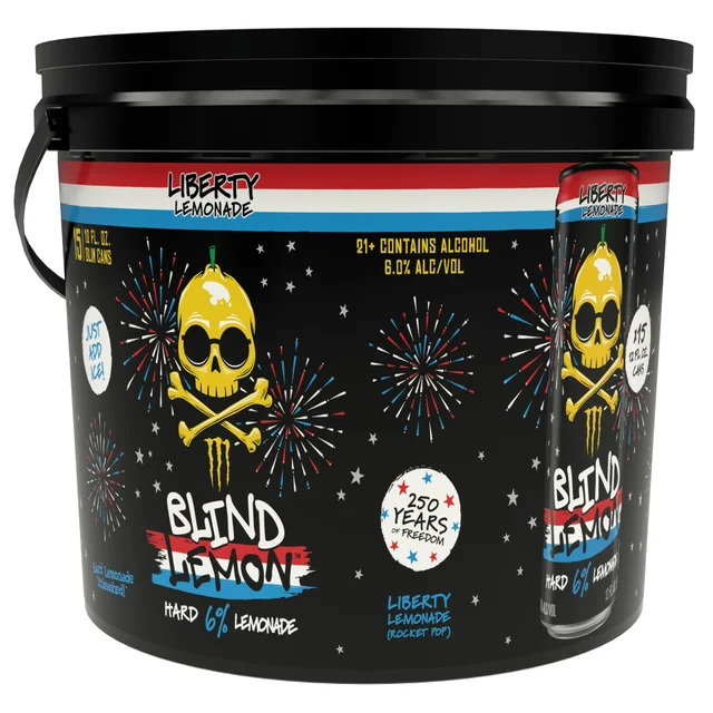 BLIND LEMON LIBERTY LEMONADE 15/12 OZ CANS