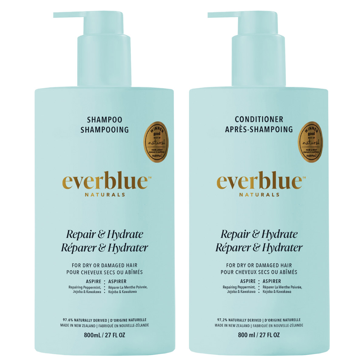 everblue Shampoo and Conditioner, 2 x 800 mL | Costco