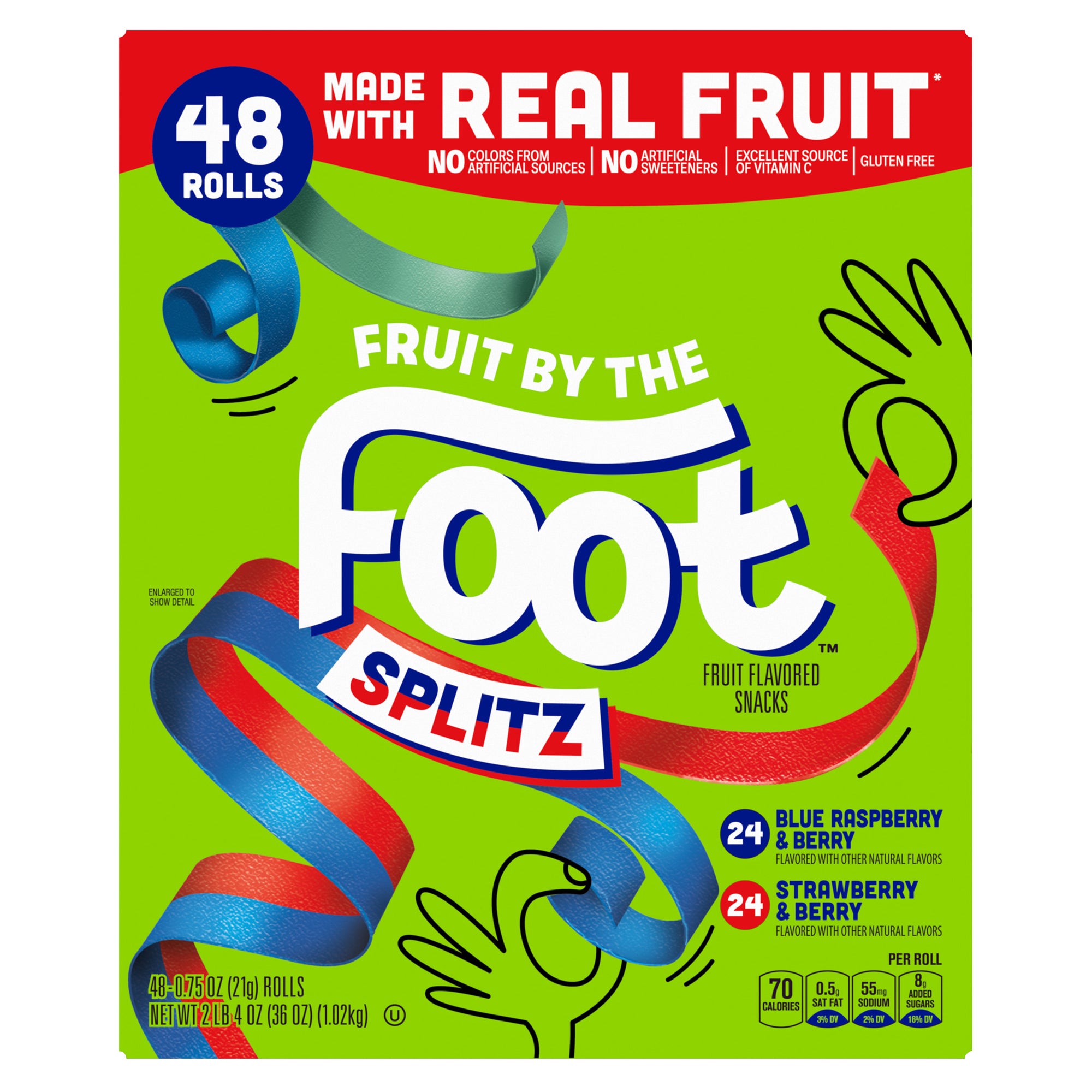 Fruit By The Foot, Variety Pack, 0.75 oz, 48 ct | Costco