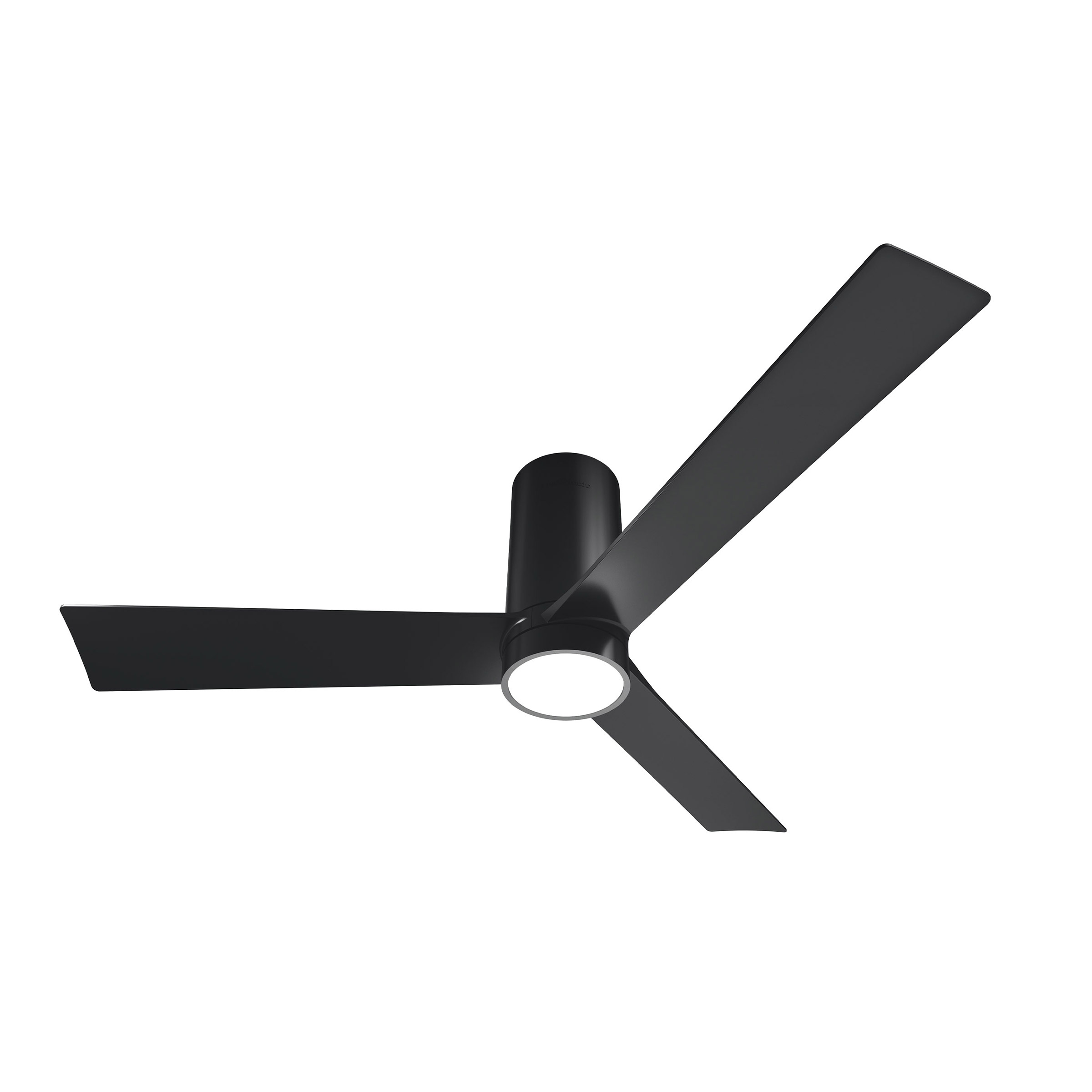 Atomi Smart Nouvo 3 Flush Mount 52" Wi-Fi Indoor Ceiling Fan with Color Changing Integrated LED Light and Remote