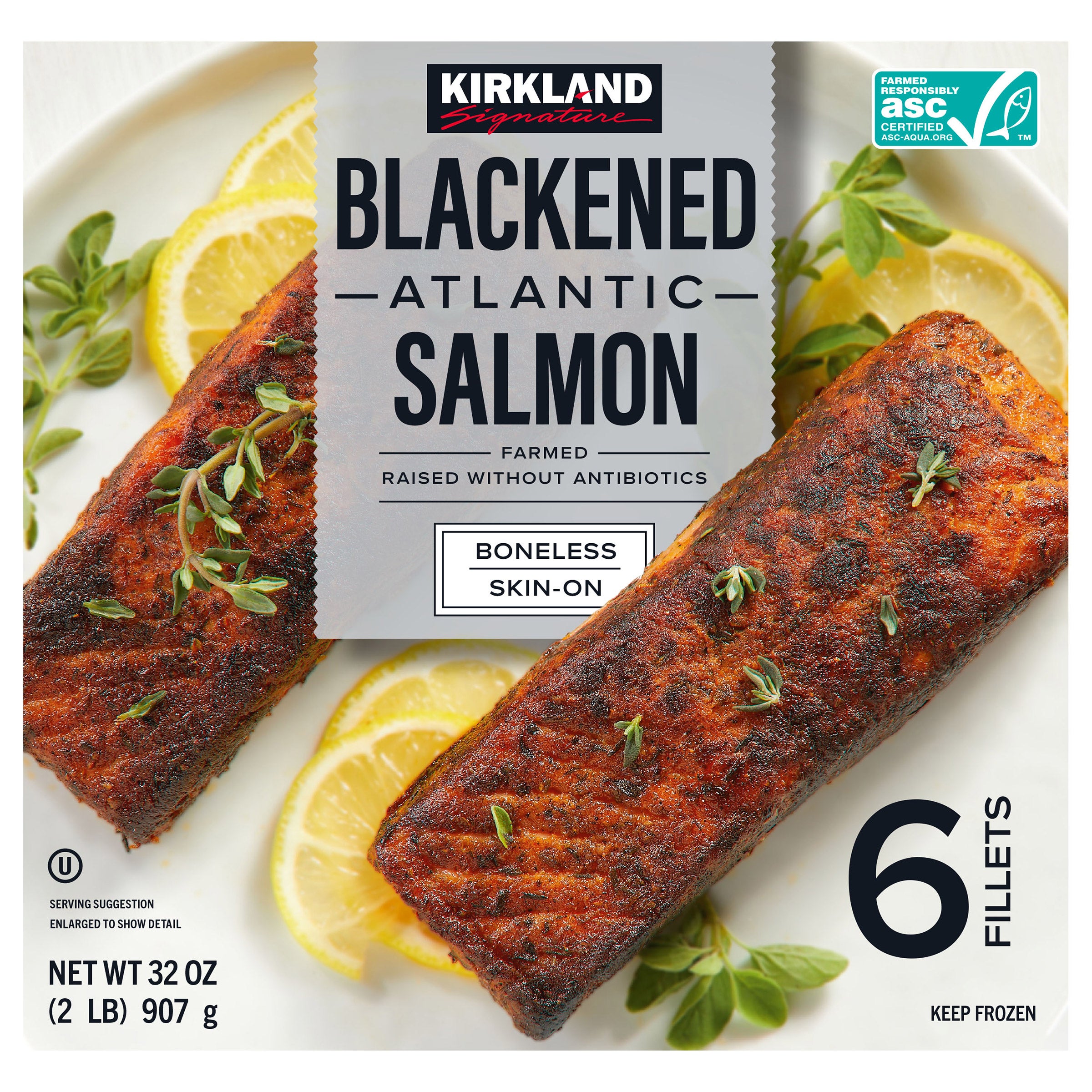 Blackened Atlantic Salmon