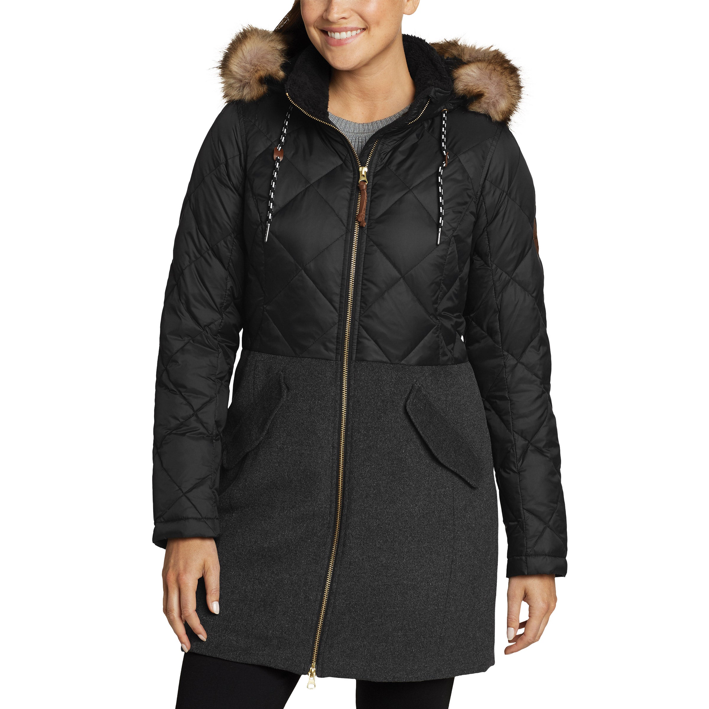 Eddie Bauer Ladies' Hybrid Parka | Costco