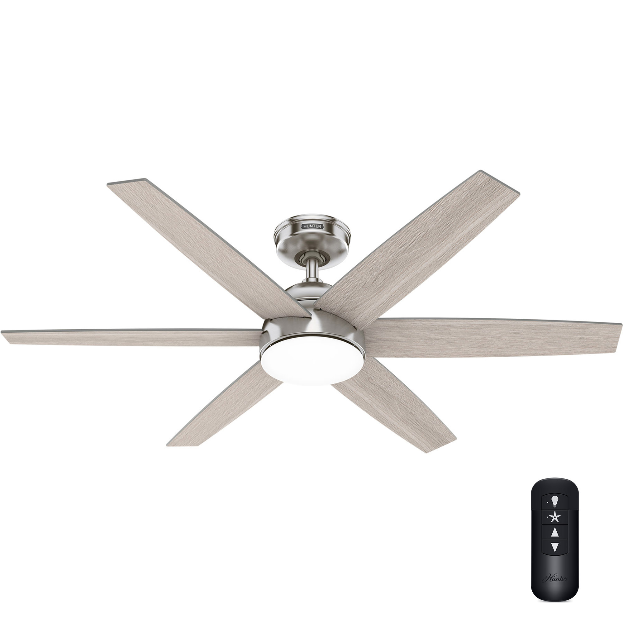 Hunter Anza Brushed Nickel 52 in. Ceiling Fan