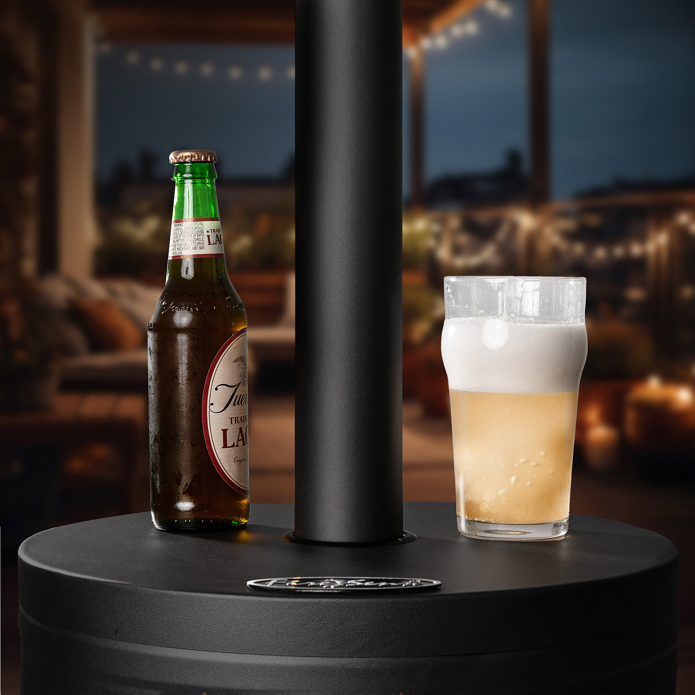 Fire Sense Matte Black Patio Heater | Costco