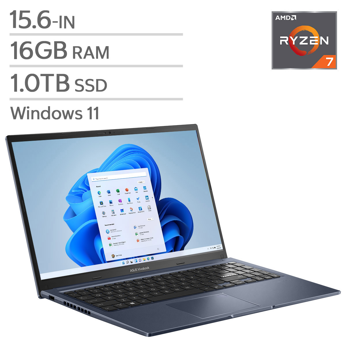 ASUS Vivobook15 15.6インチ Ryzen 7 16G ASUS Vivobook 15.6