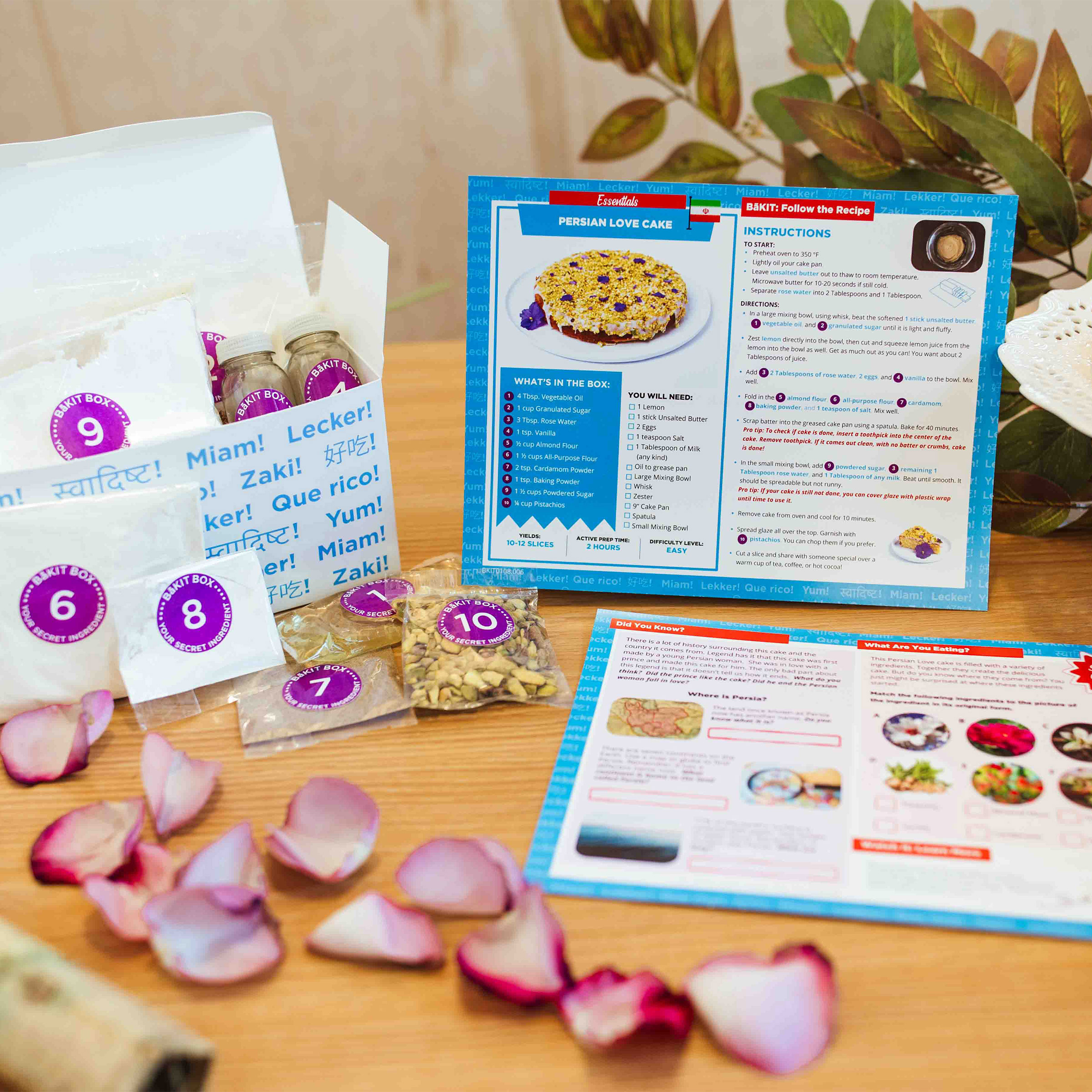BāKIT Box Global Delights Baking Kit – 3 Recipe Bundle for Kids