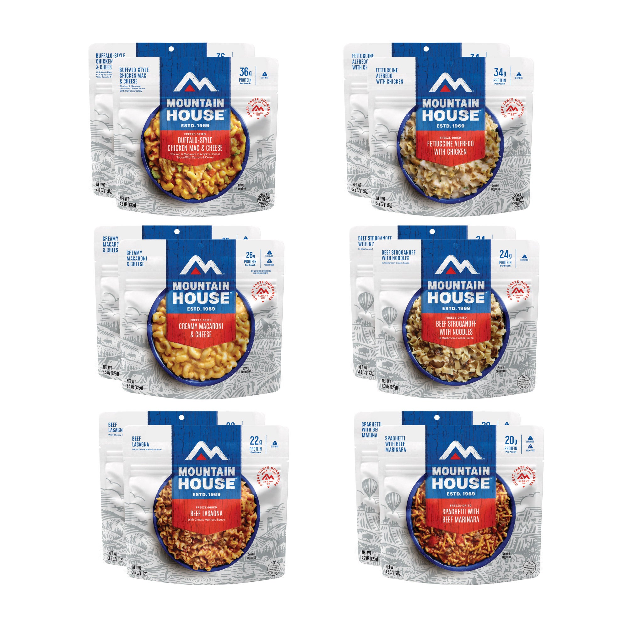 Freeze Dried Meals (Pasta Lovers)