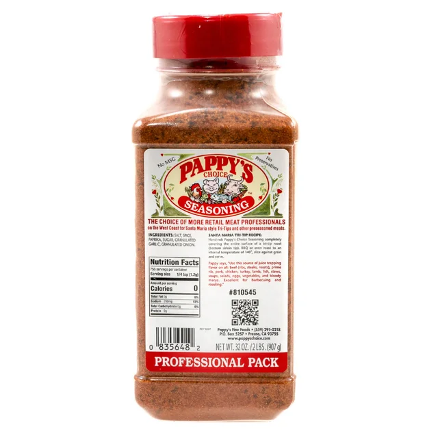 PAPPY'S CHOICE MEAT SEASONING 32 OUNCES
