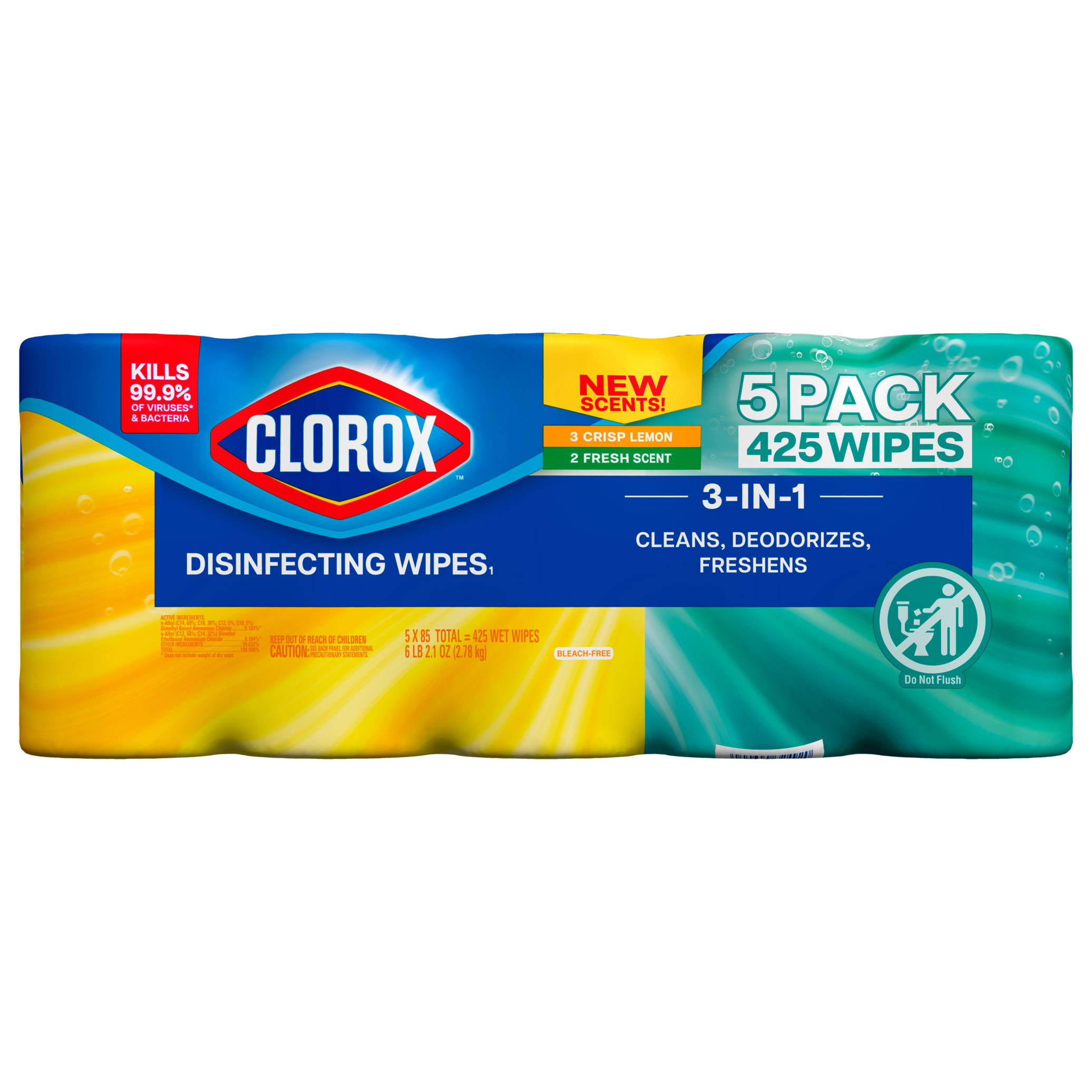 Clorox Disinfecting Wipes  Variety Pack  85-count  5-pack