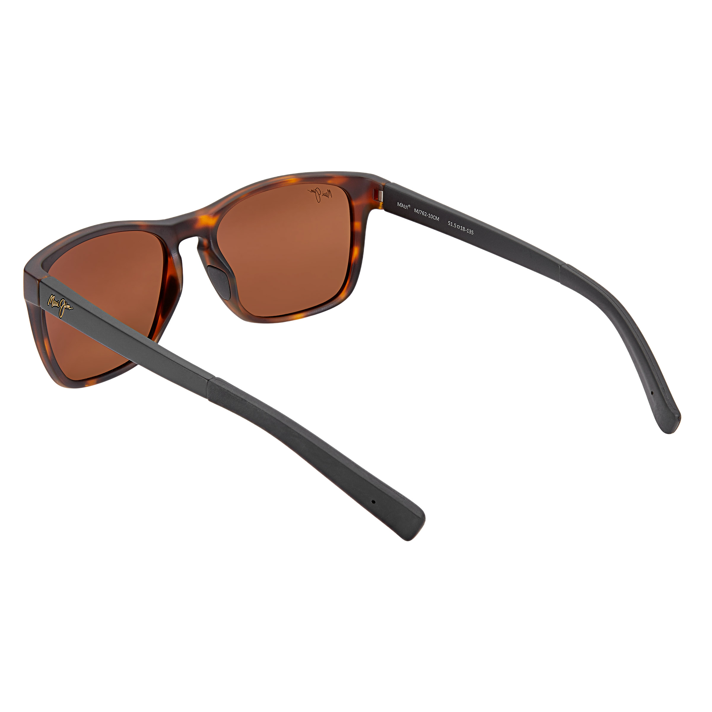 Maui Jim Longitude H762-10CM Matte Tortoise with Black Temples HCL