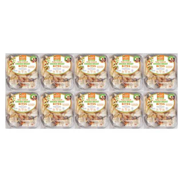 Fresh Additions Fully Cooked Chicken Breast Bites, 3.2 oz, 10-count