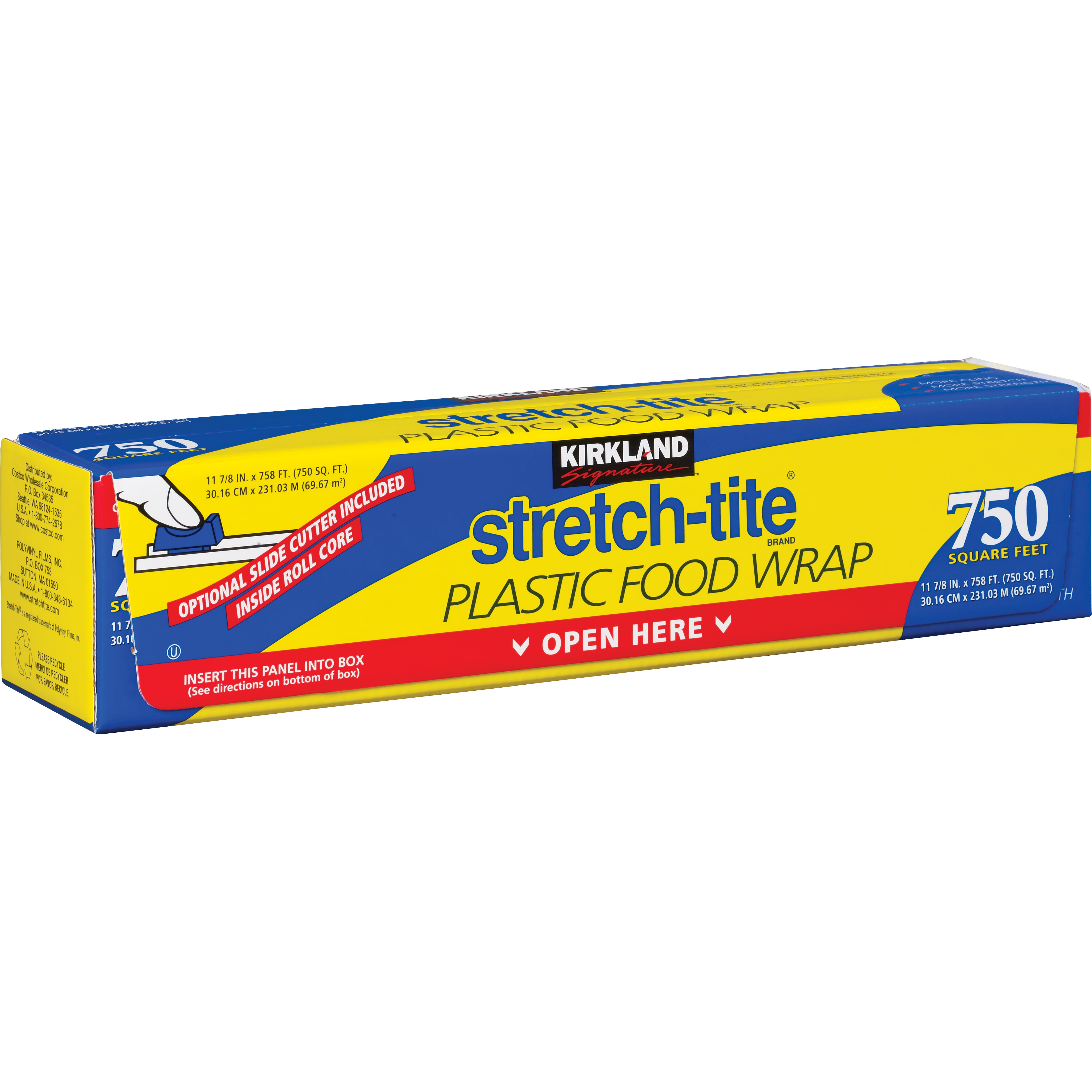 スペアリブページ　セット Kirkland Signature Stretch-Tite Plastic Food Wrap 2X 750 sq ft (11