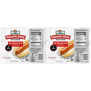 Farmer John Hot Dogs, 3 lbs, 2-count