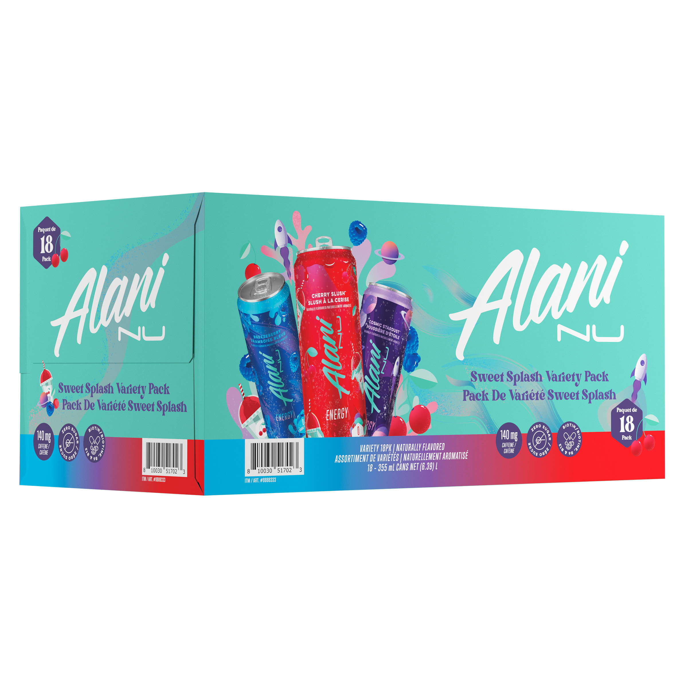 Alani Nu Energy Drink Variety. 18 x 355 mL