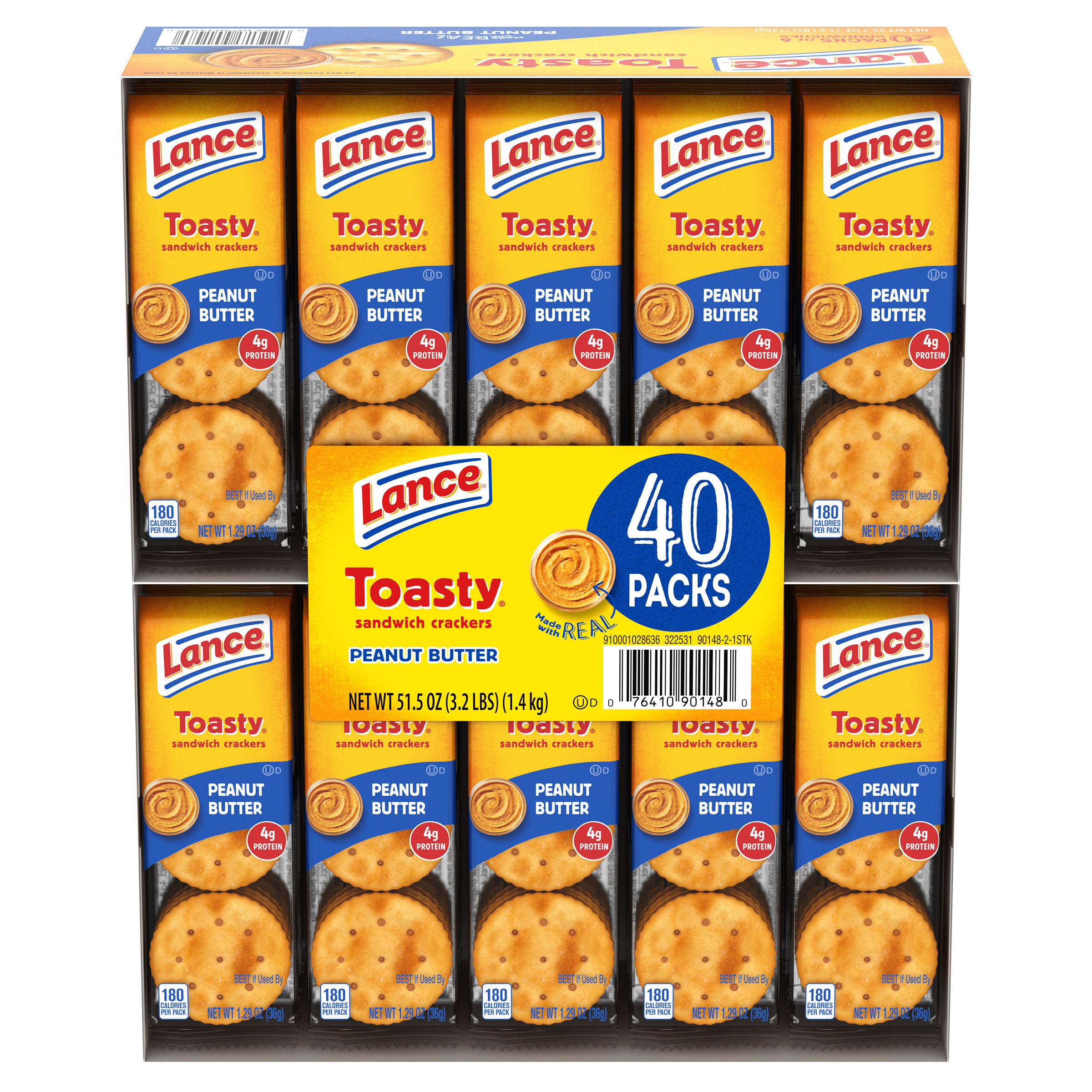 Lance Toasty Cracker Sandwiches  1.29 oz  40-count