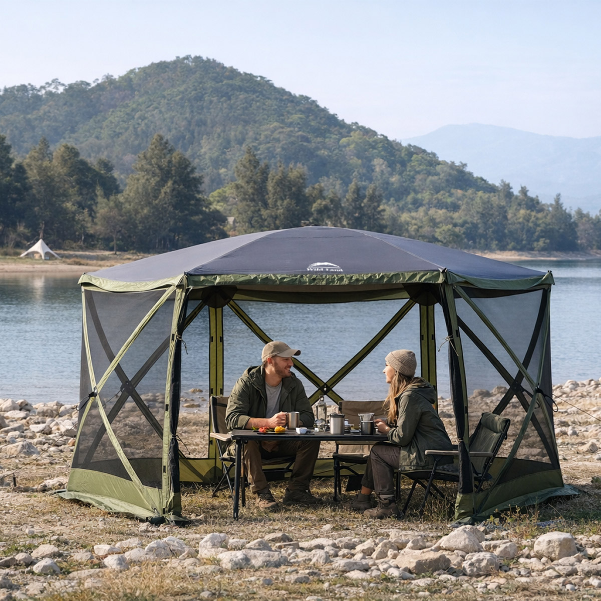 WildLand Instant Set-up Screen Shelter with Shade Panels | Costco