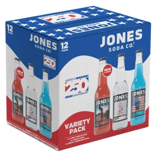 JONES SODA 250 YEAR CELEBRATION 12/12 OZ