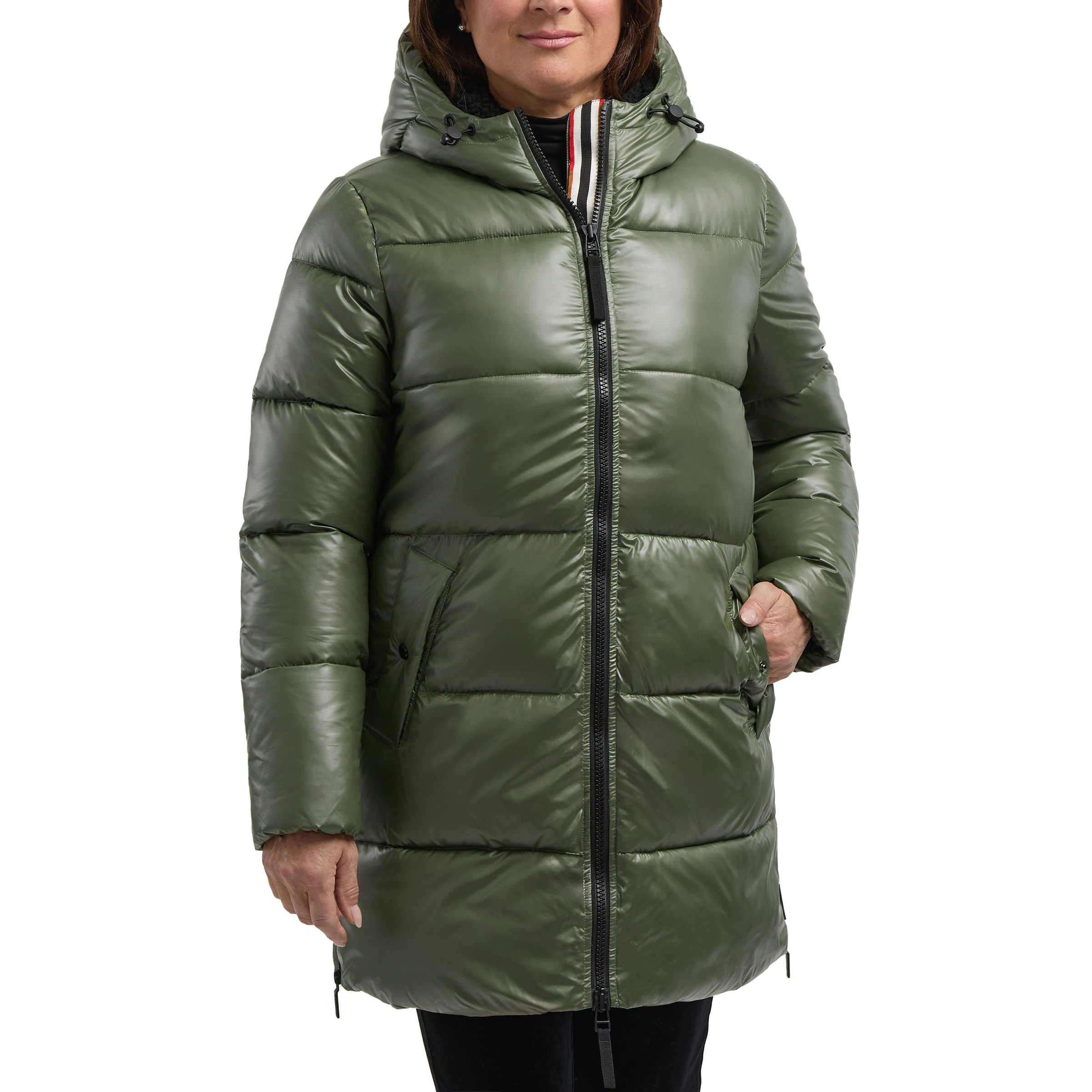 Eddie Bauer Women's Long Hooded Puffer Vest | Costco