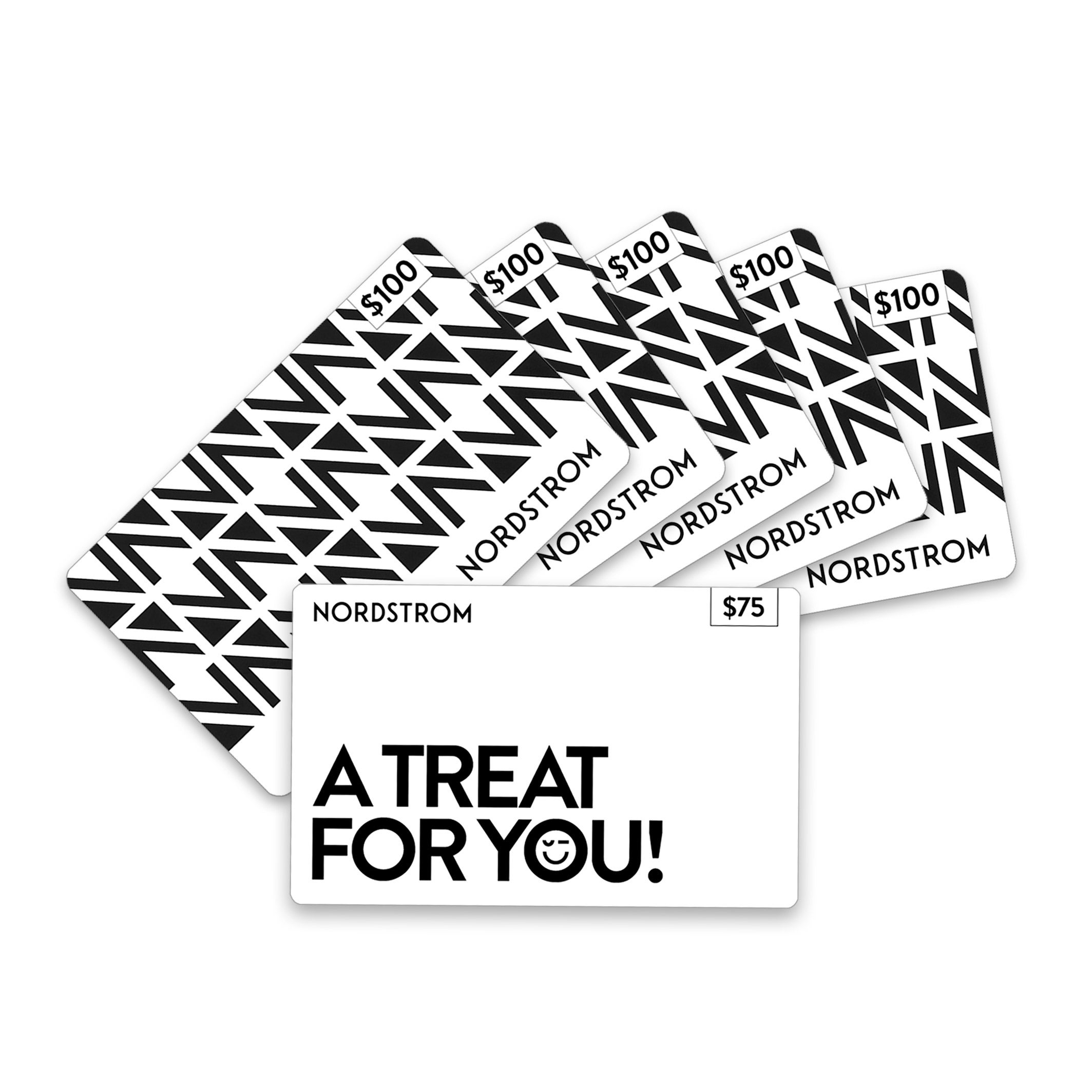 Nordstrom - Five $100 eGift Cards + Bonus $75 eGift Card