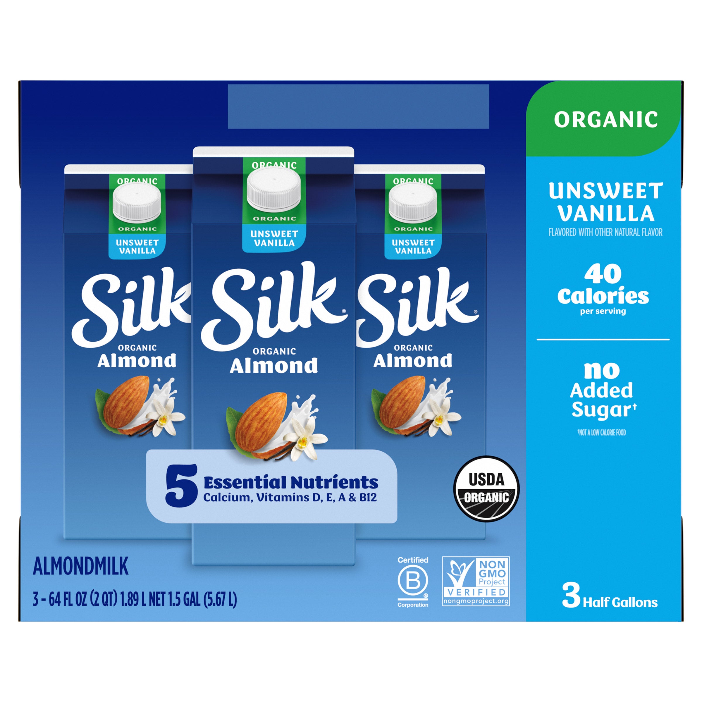 Silk Organic Unsweetened Almondmilk